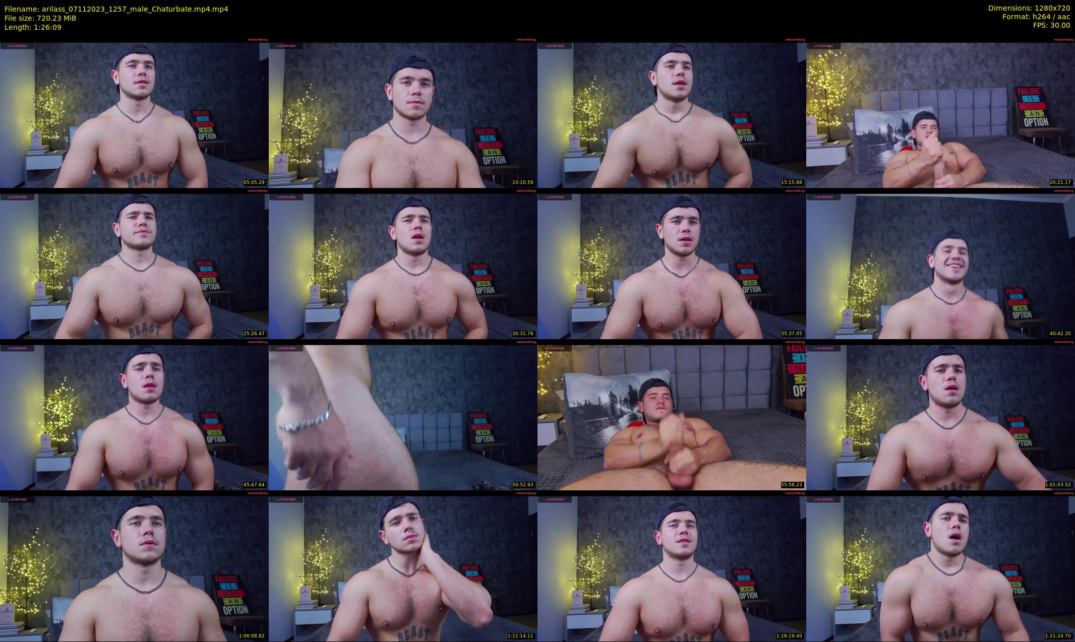 arilass — 87 minute Chaturbate male cam show recording, 720p, Nov 7, 2023