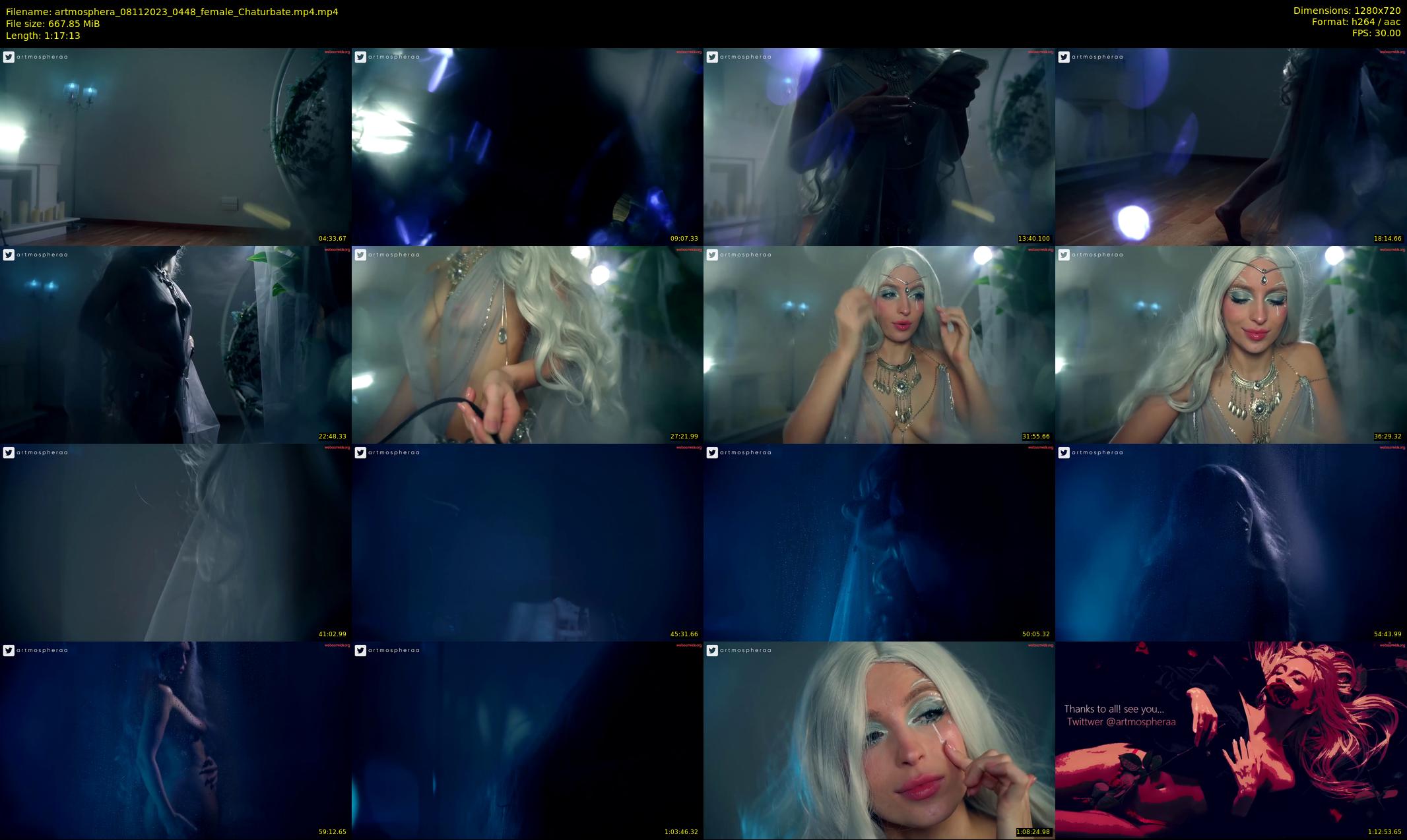artmosphera — 78 minute Chaturbate female cam show recording, 720p, Nov 8, 2023