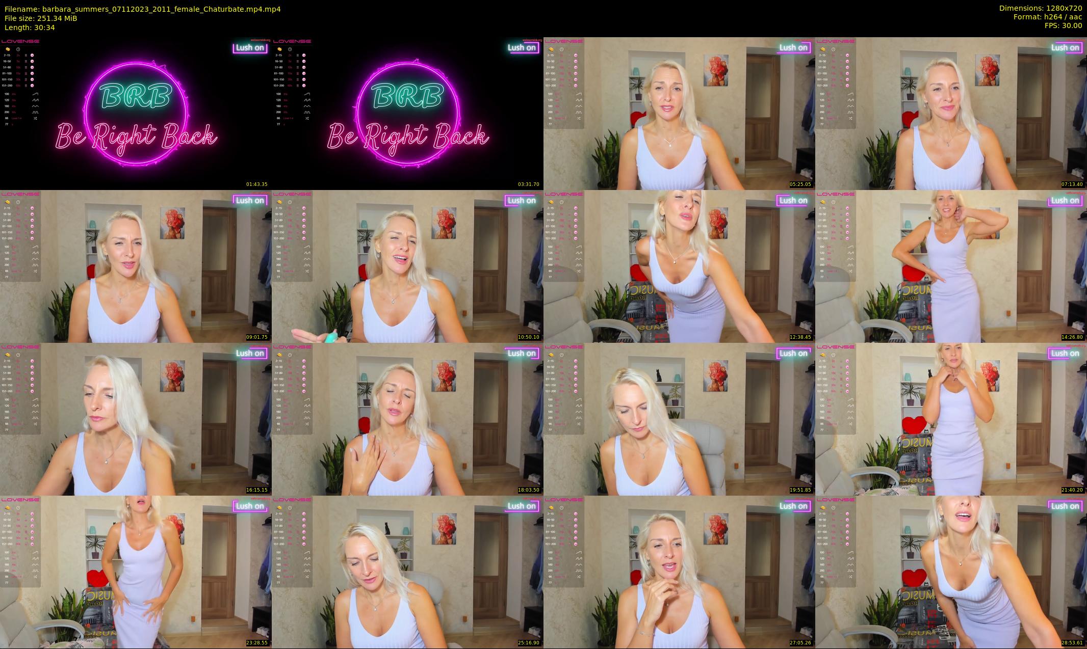 barbara_summers — 31 minute Chaturbate female cam show recording, 720p, Nov 7, 2023