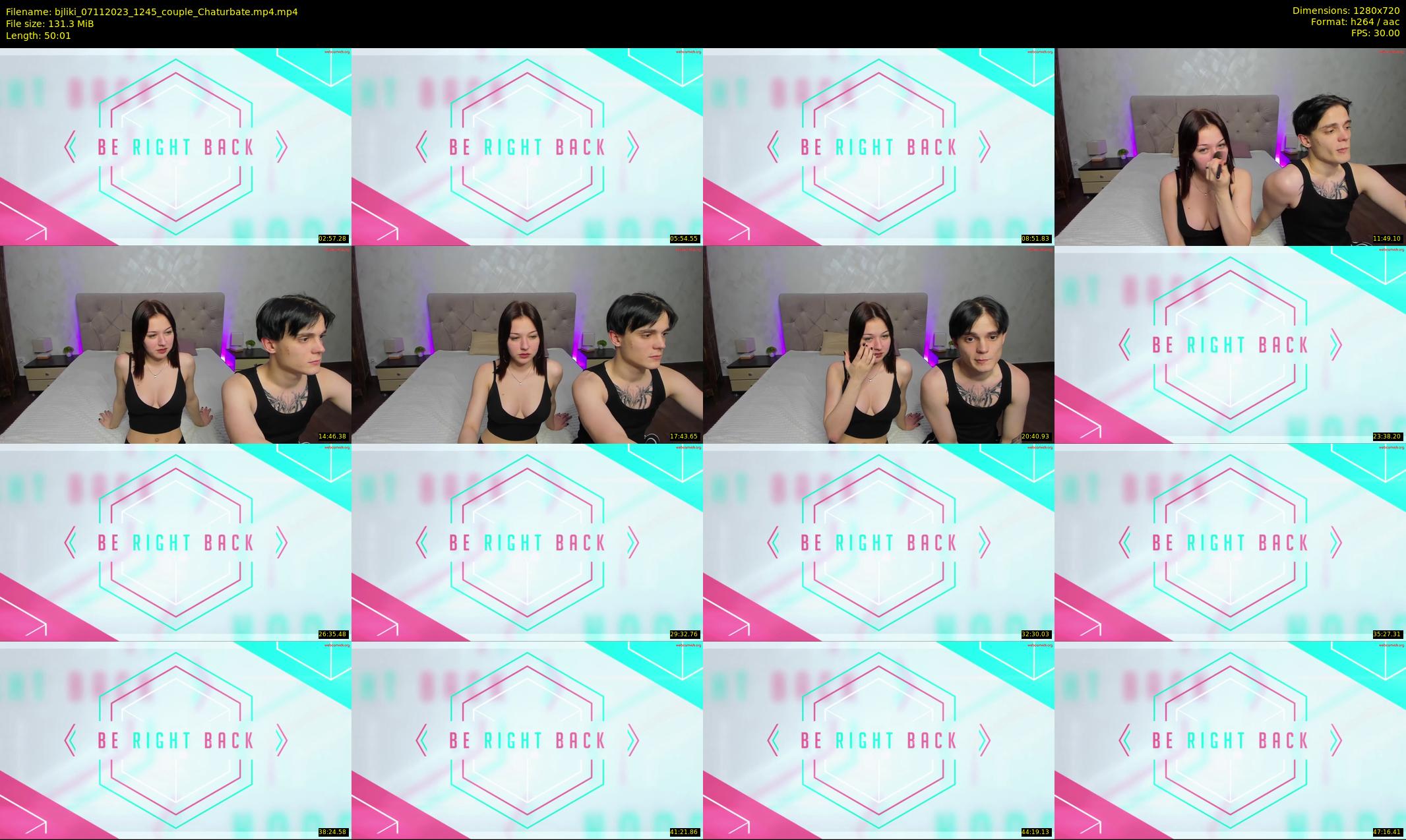 bjliki — 51 minute Chaturbate couple cam show recording, 720p, Nov 7, 2023