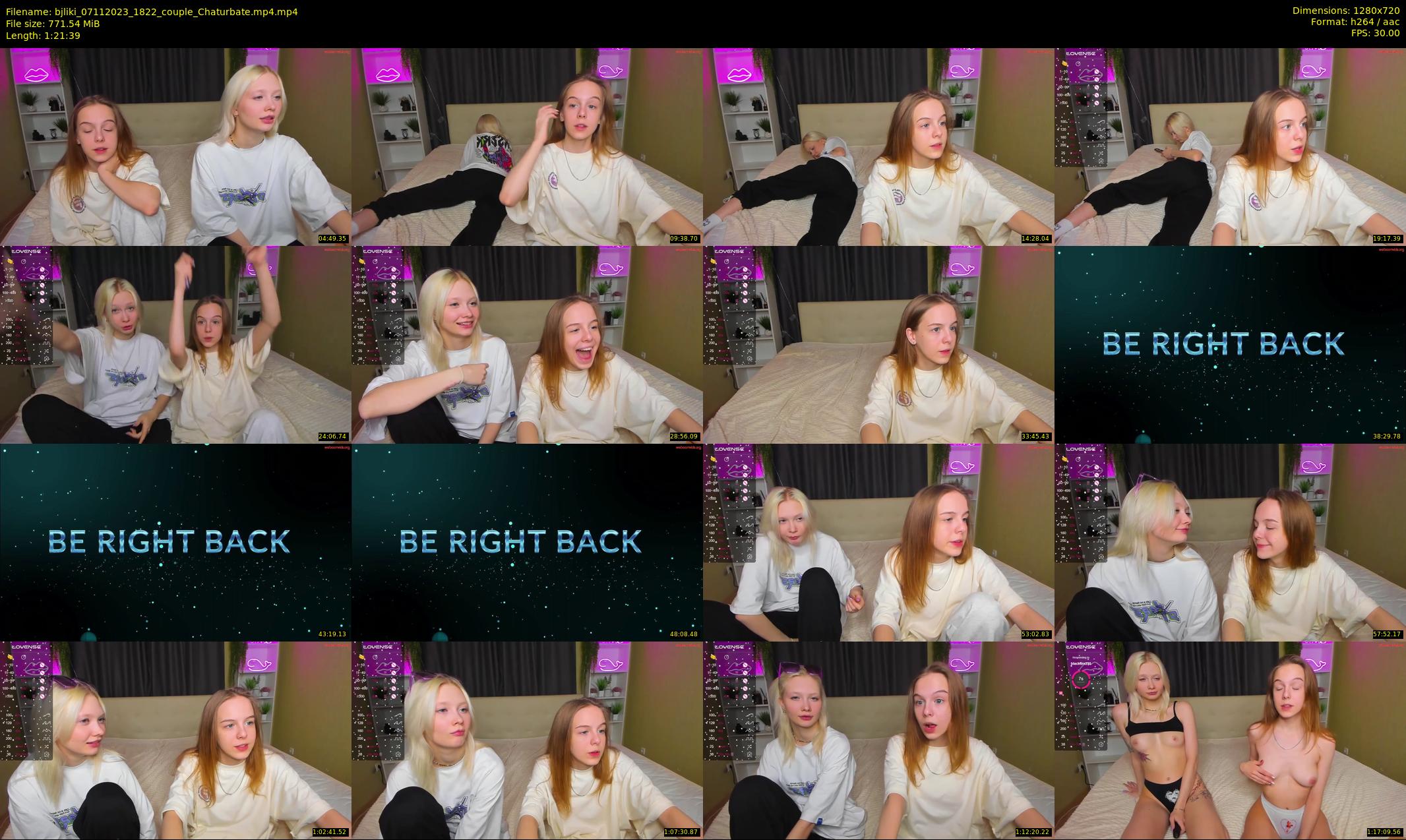 bjliki — 82 minute Chaturbate couple cam show recording, 720p, Nov 7, 2023