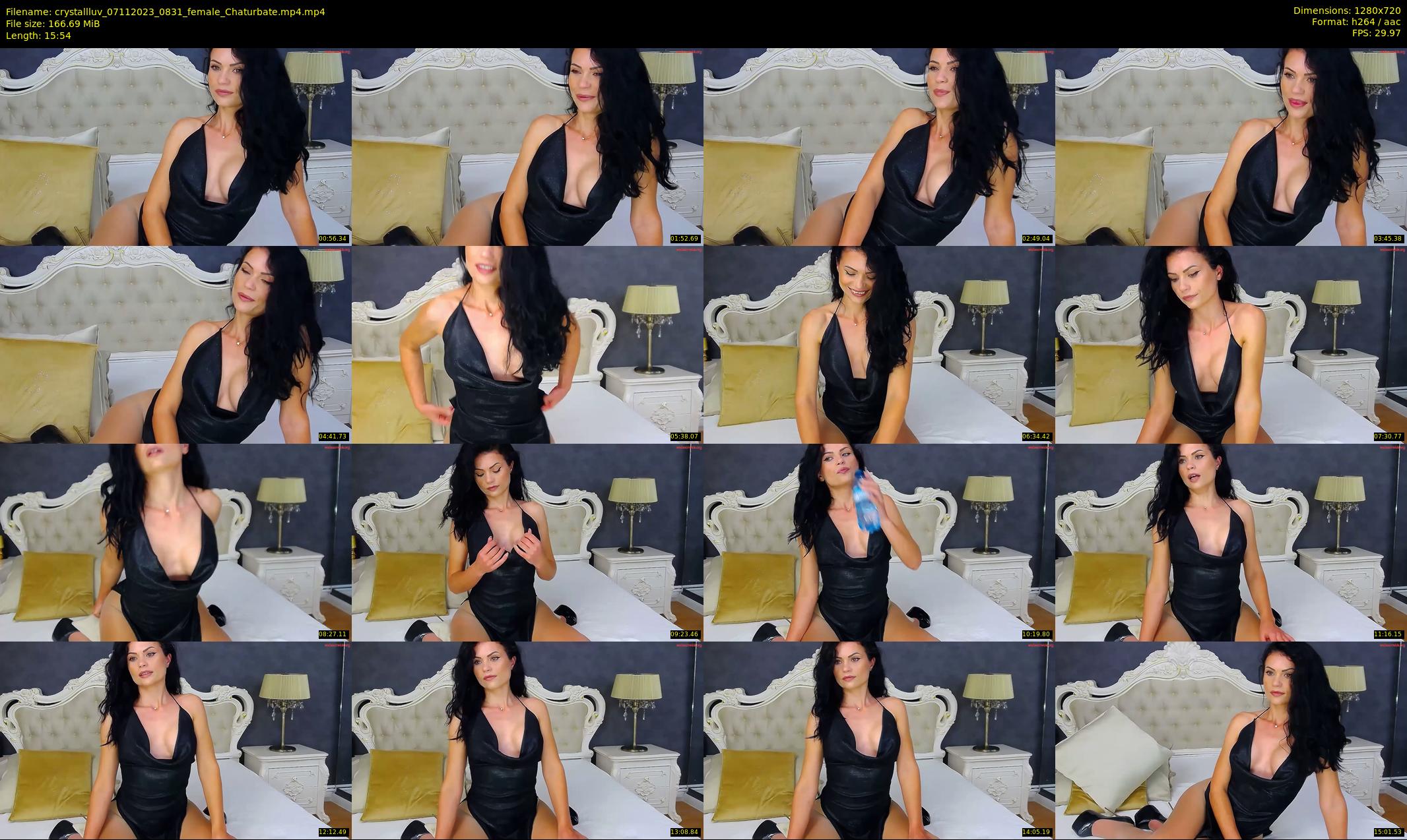 crystallluv — 16 minute Chaturbate female cam show recording, 720p, Nov 7, 2023