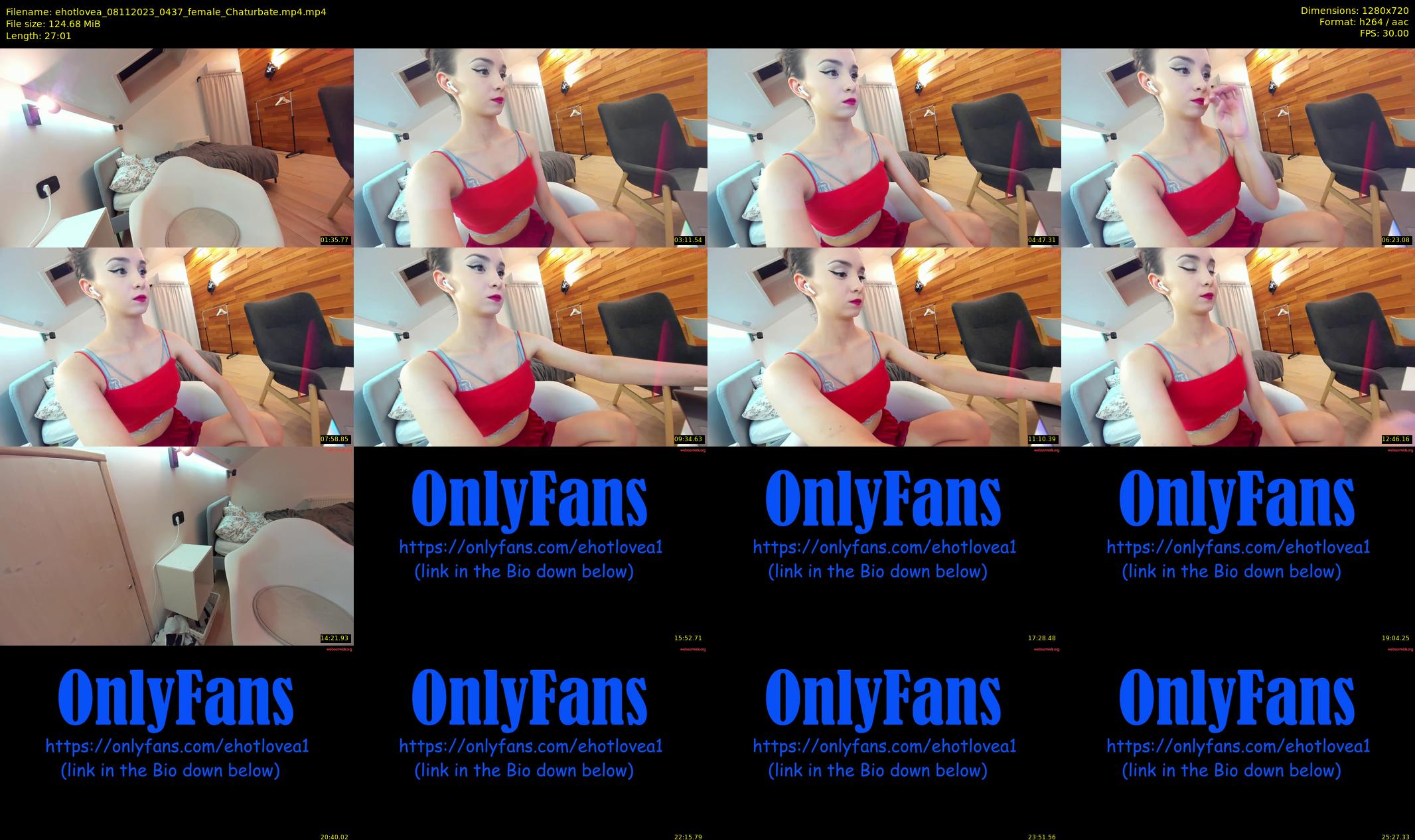 ehotlovea — 28 minute Chaturbate female cam show recording, 720p, Nov 8, 2023