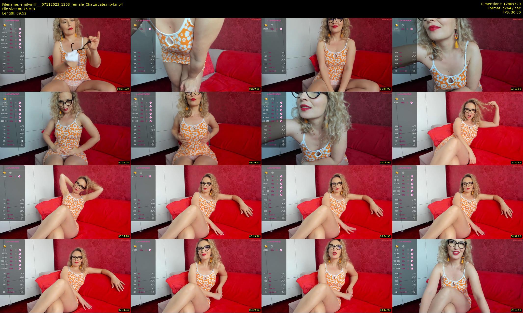 emilymilf__ — 10 minute Chaturbate female cam show recording, 720p, Nov 7, 2023