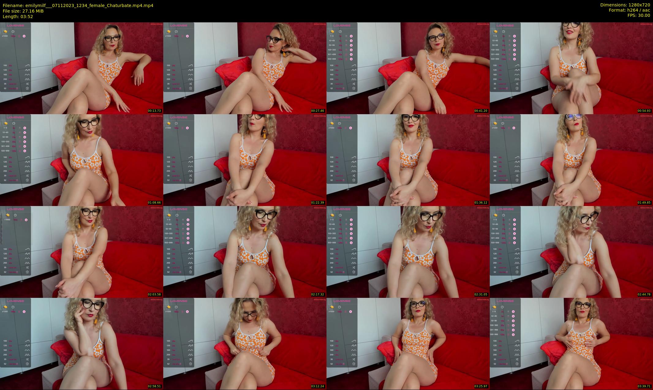 emilymilf__ — 4 minute Chaturbate female cam show recording, 720p, Nov 7, 2023