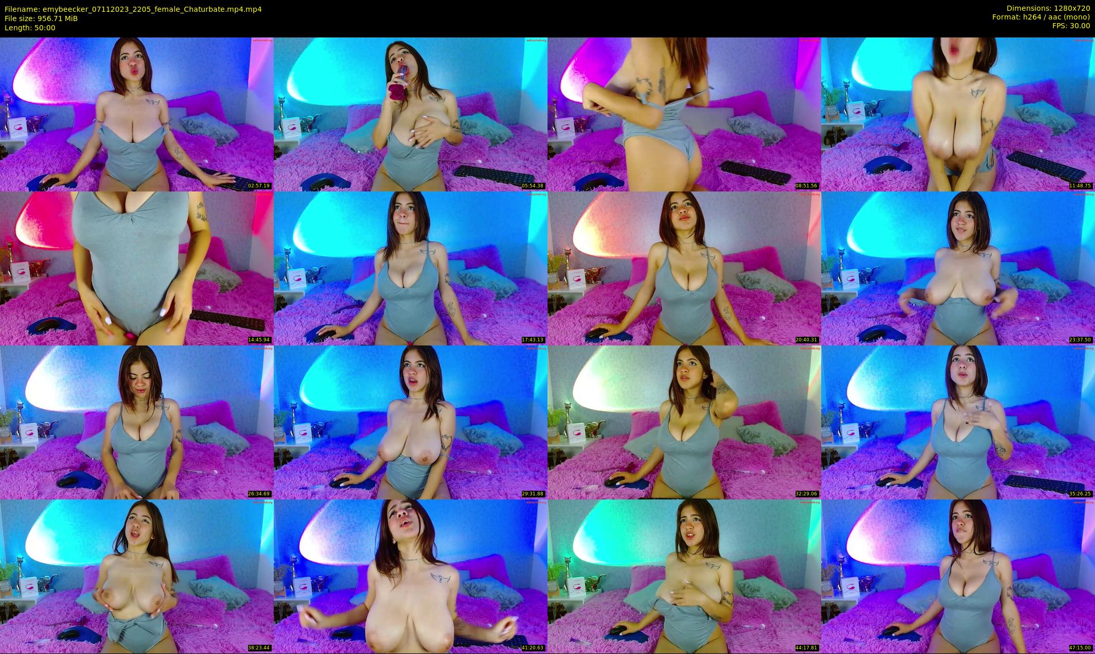 emybeecker — 50 minute Chaturbate female cam show recording, 720p, Nov 7, 2023