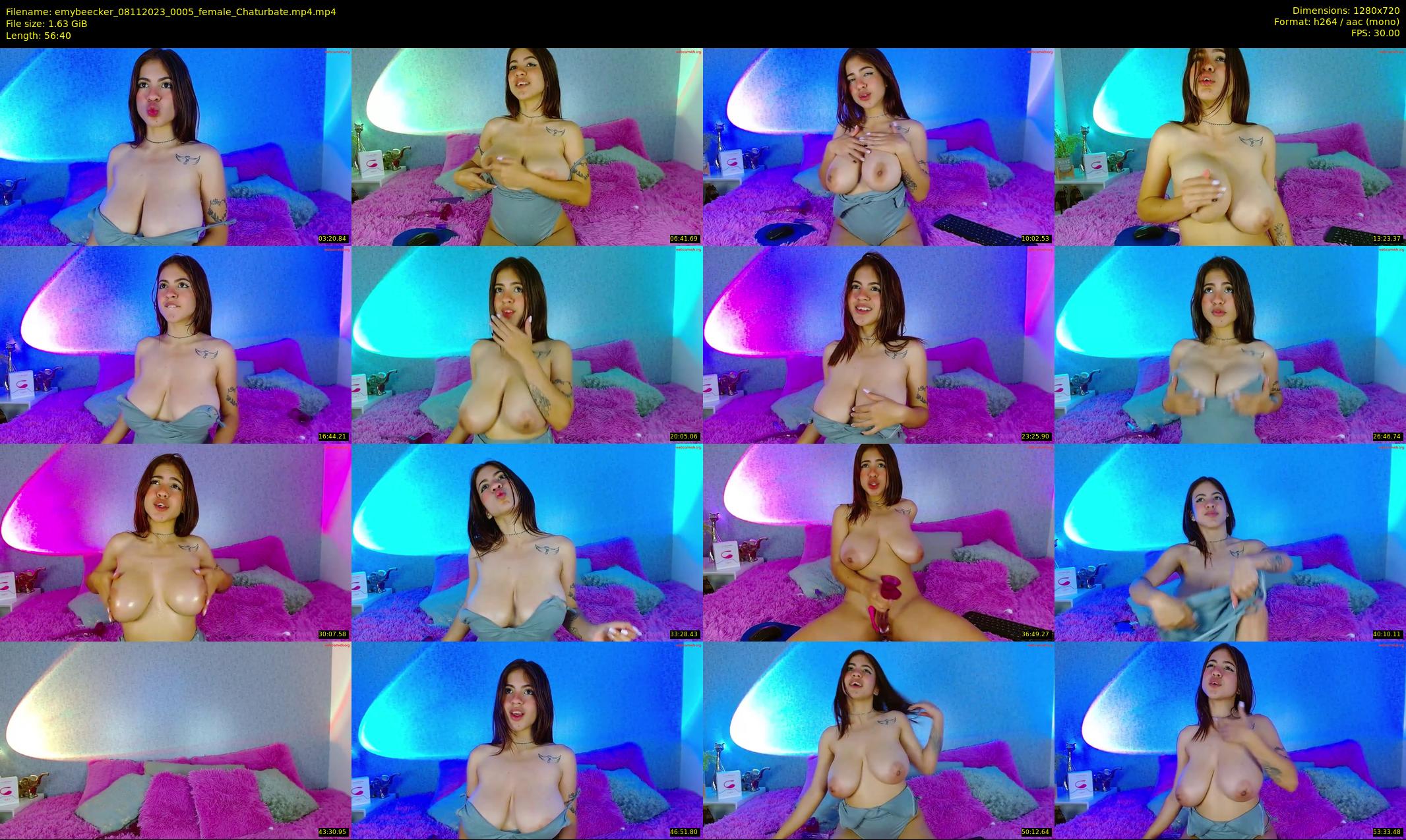 emybeecker — 57 minute Chaturbate female cam show recording, 720p, Nov 8, 2023