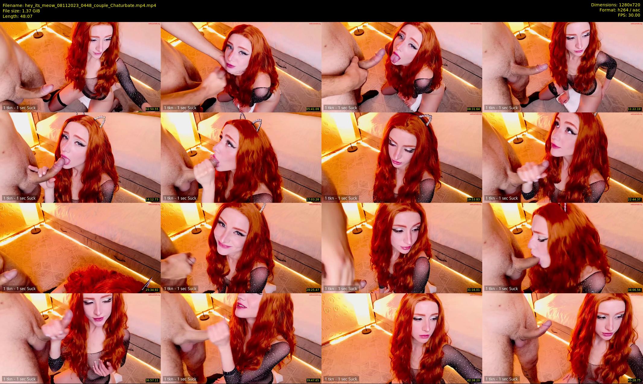 hey_its_meow — 49 minute Chaturbate couple cam show recording, 720p, Nov 8, 2023