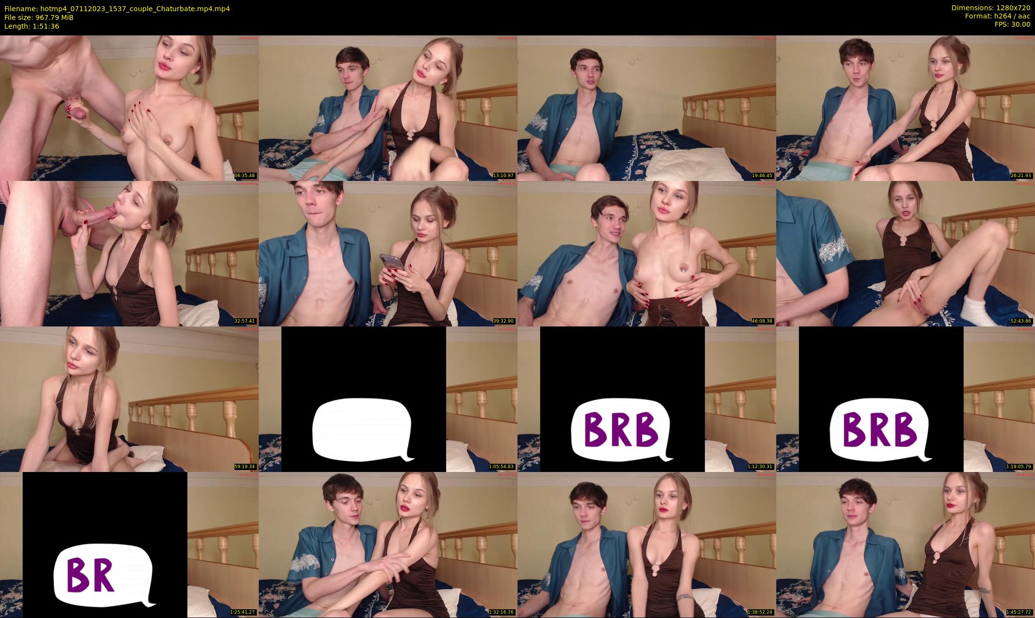 hotmp4 — 112 minute Chaturbate couple cam show recording, 720p, Nov 7, 2023