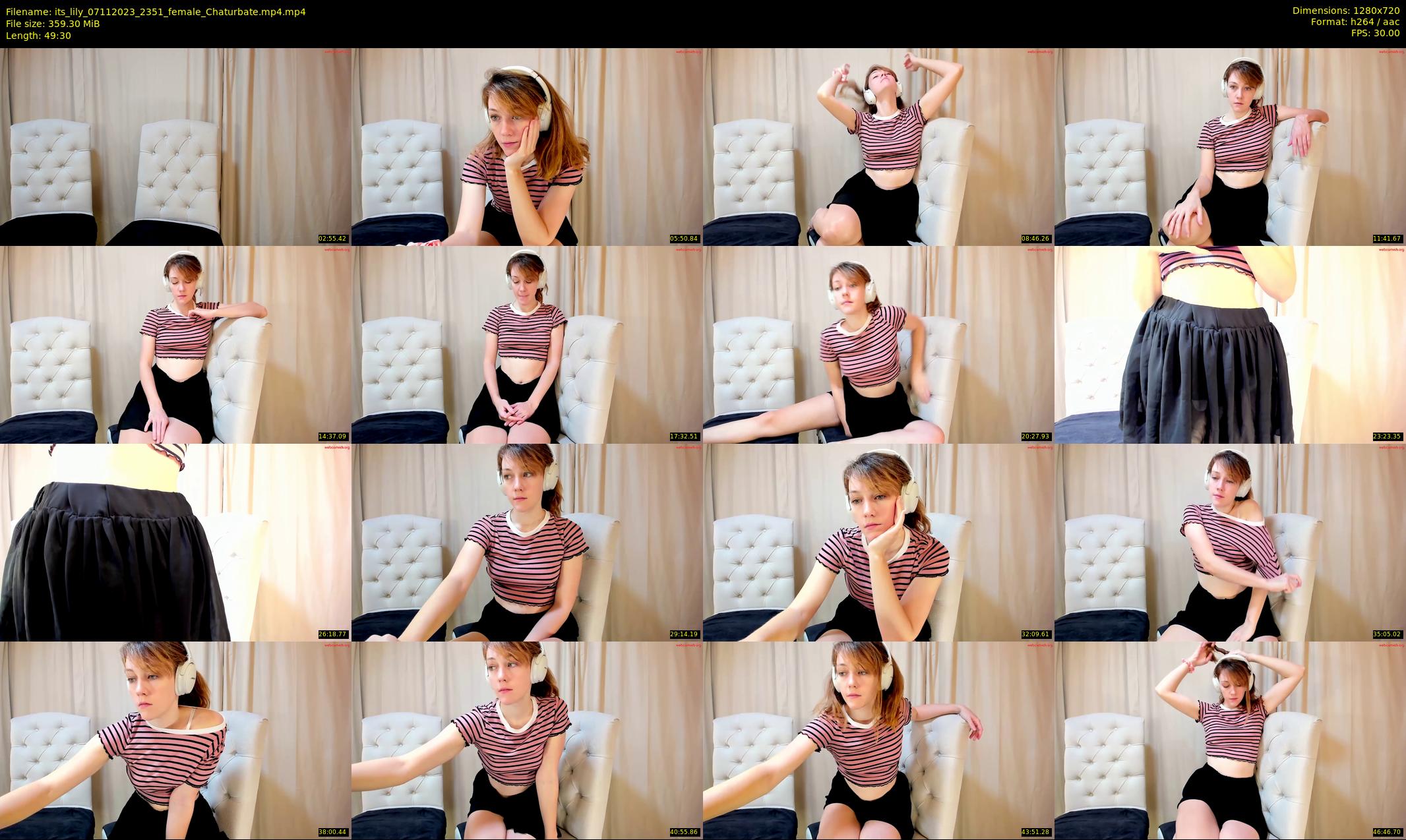 its_lily — 50 minute Chaturbate female cam show recording, 720p, Nov 7, 2023