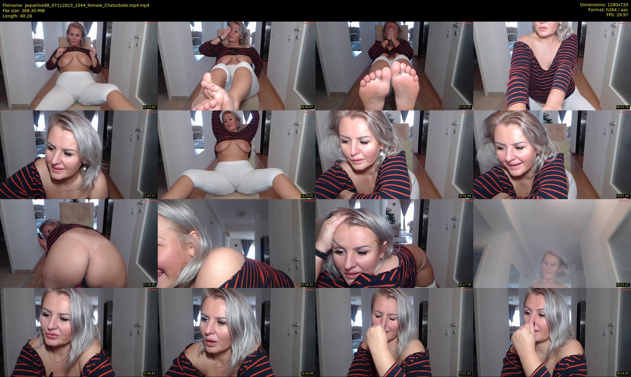 jaqueline88 — 41 minute Chaturbate female cam show recording, 720p, Nov 7, 2023
