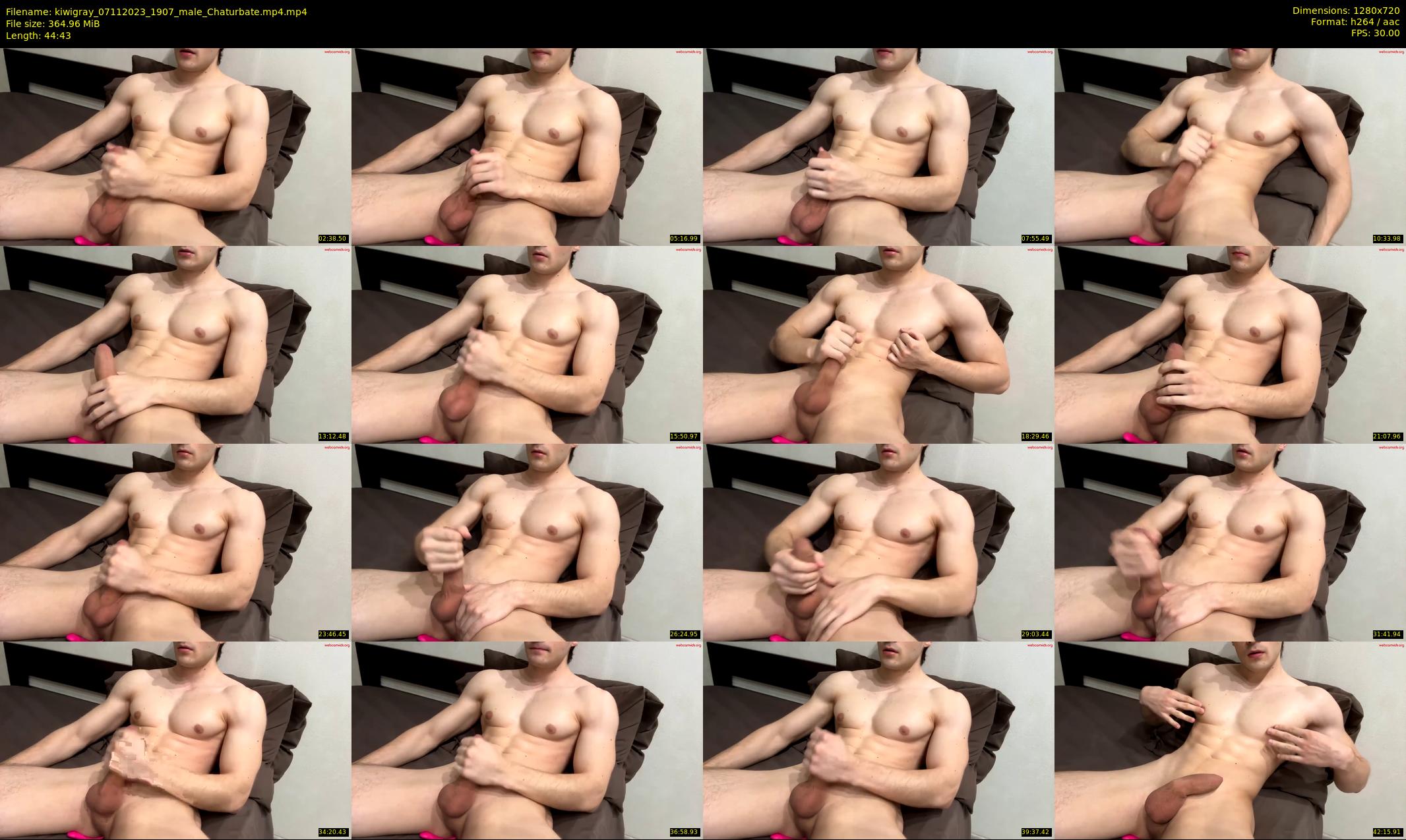 kiwigray — 45 minute Chaturbate male cam show recording, 720p, Nov 7, 2023