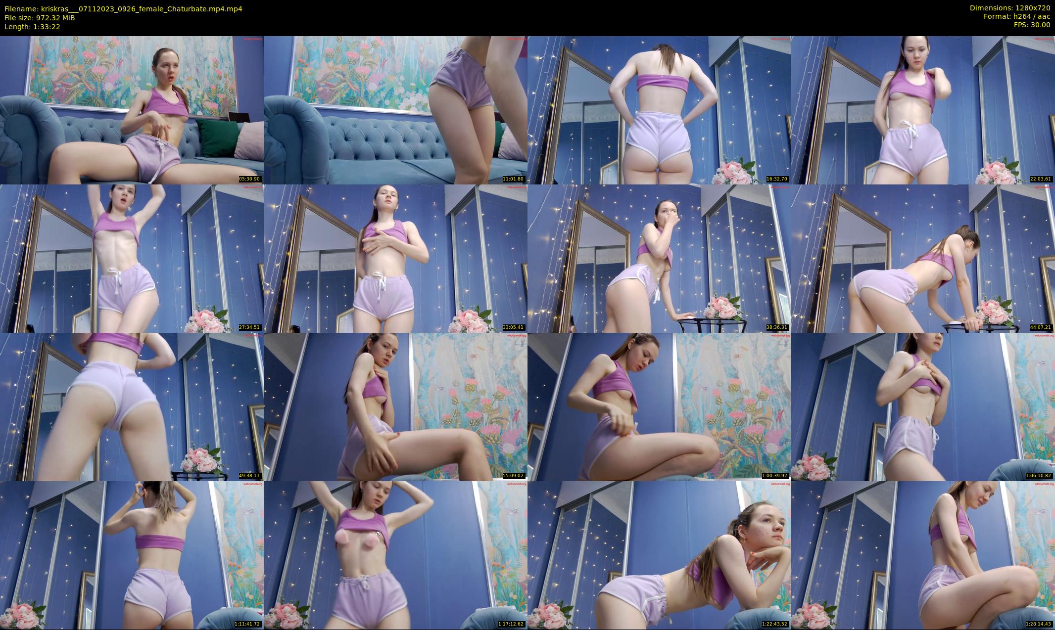 kriskras__ — 94 minute Chaturbate female cam show recording, 720p, Nov 7, 2023