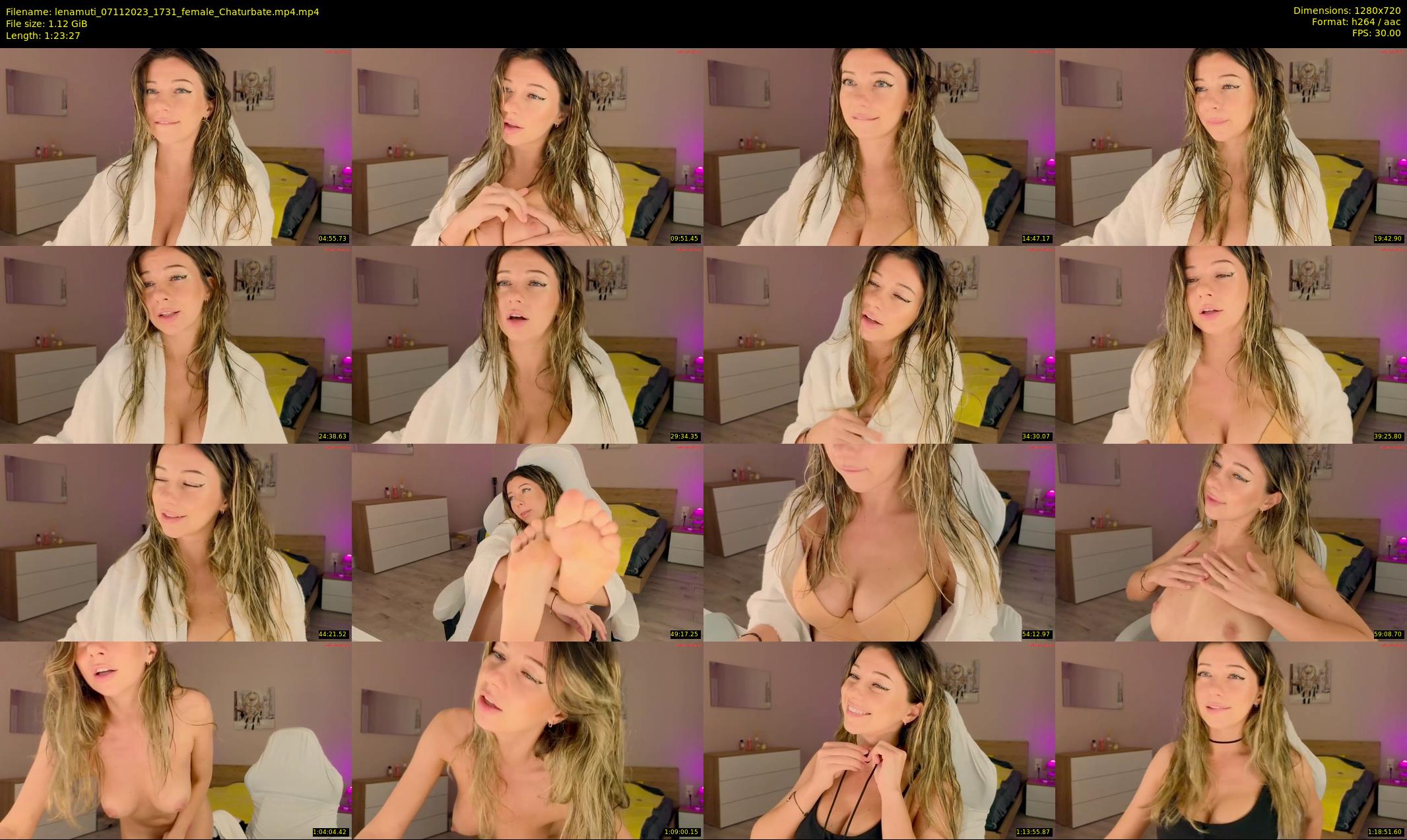 lenamuti — 84 minute Chaturbate female cam show recording, 720p, Nov 7, 2023