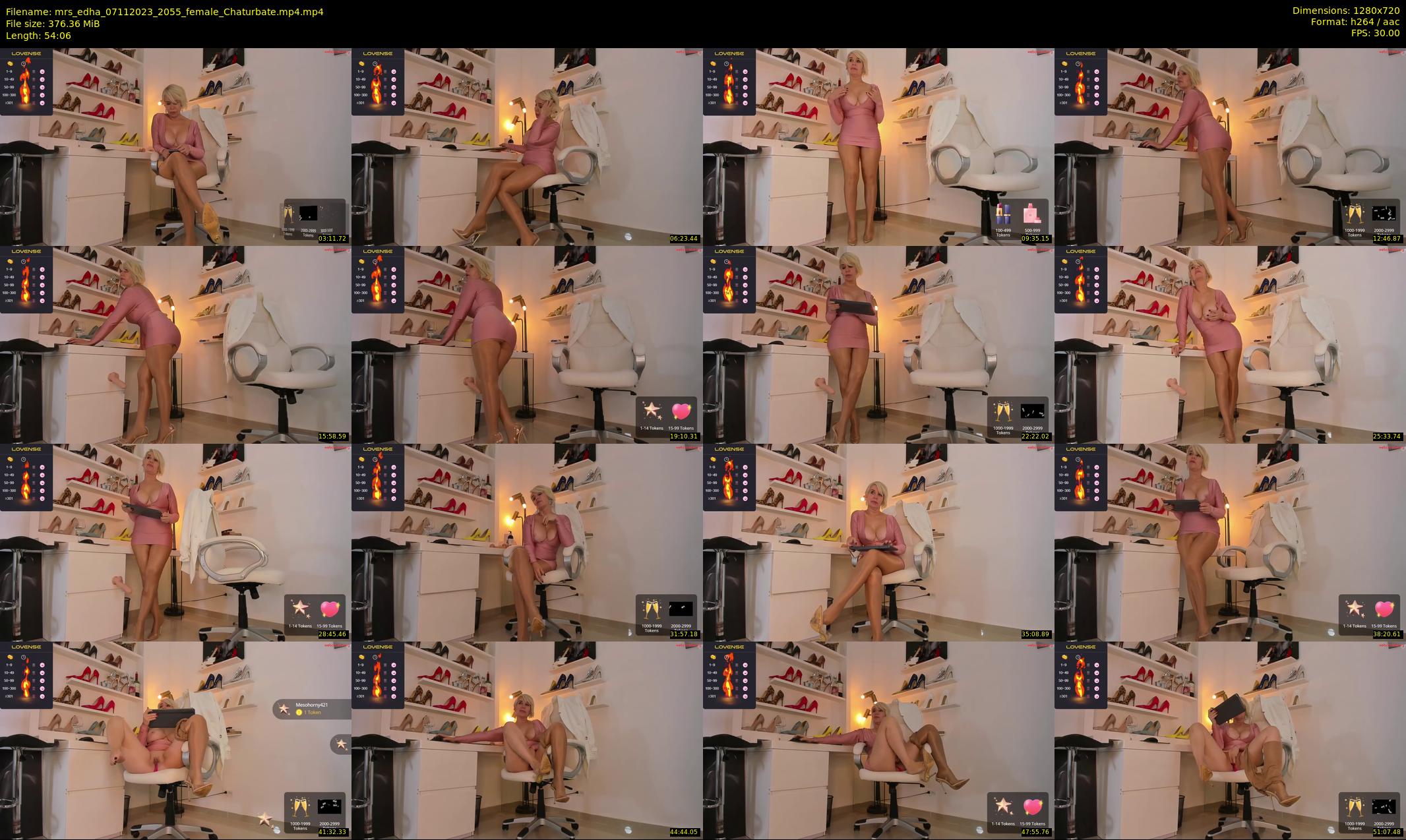 mrs_edha — 55 minute Chaturbate female cam show recording, 720p, Nov 7, 2023