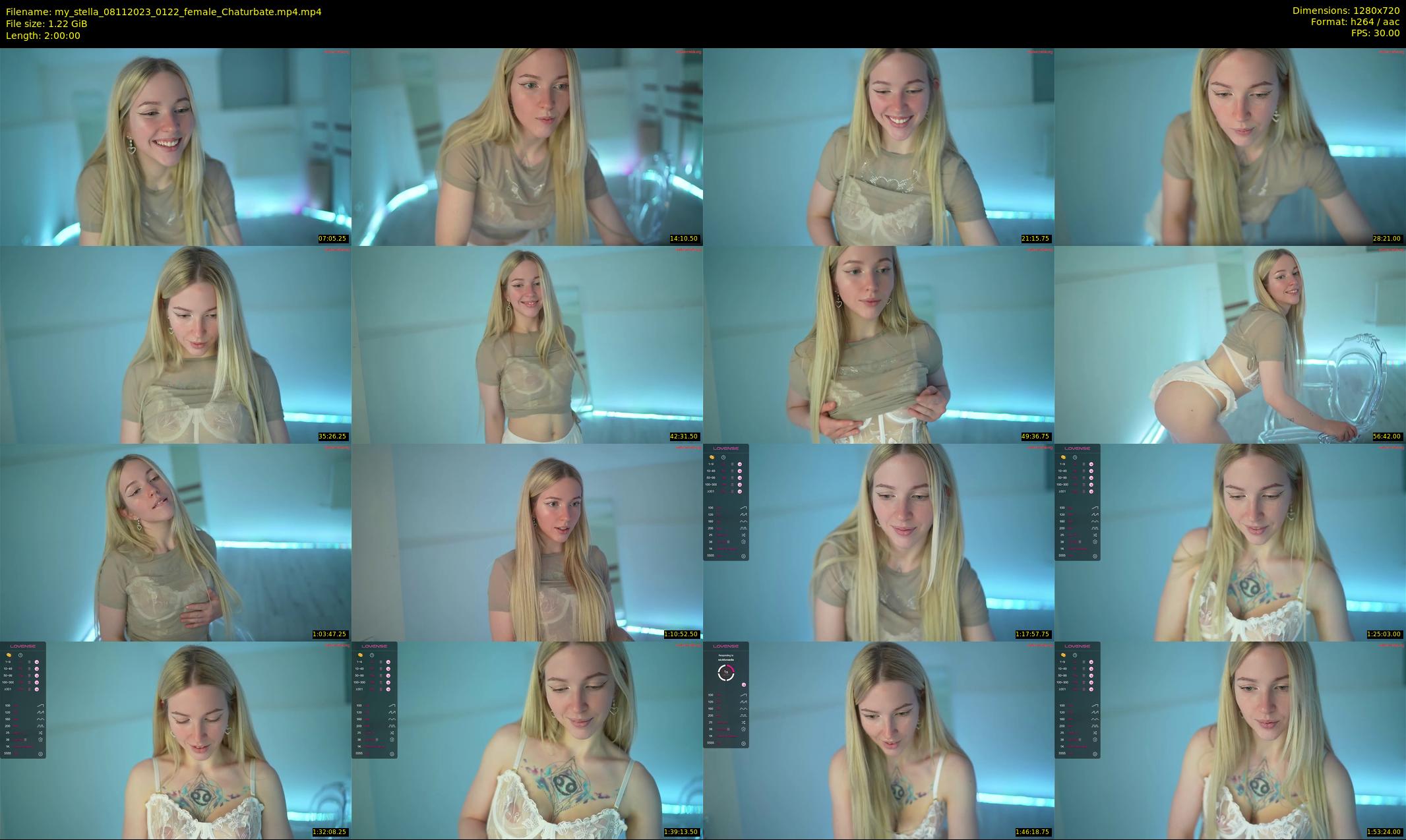 my_stella — 120 minute Chaturbate female cam show recording, 720p, Nov 8, 2023