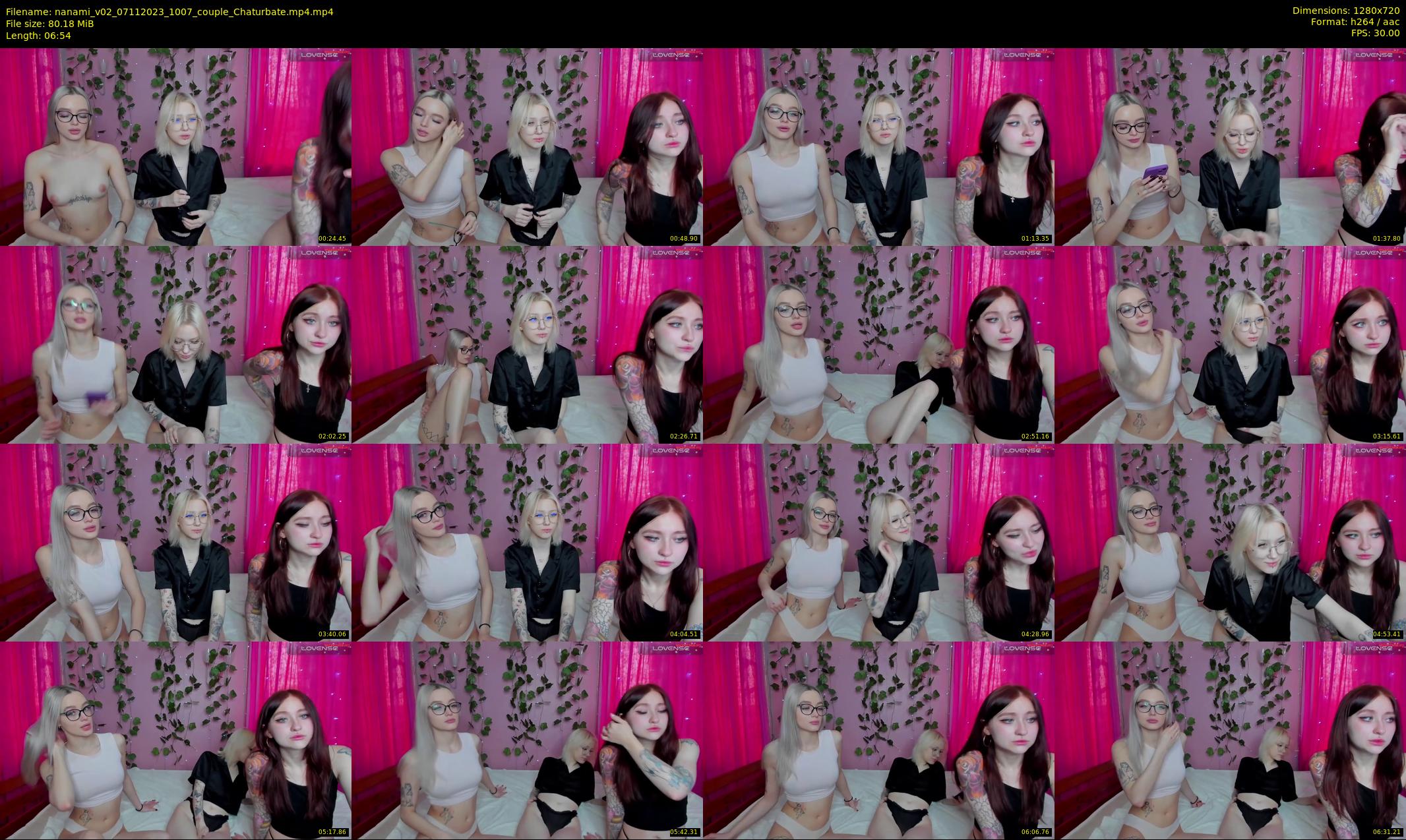 nanami_v02 — 7 minute Chaturbate couple cam show recording, 720p, Nov 7, 2023
