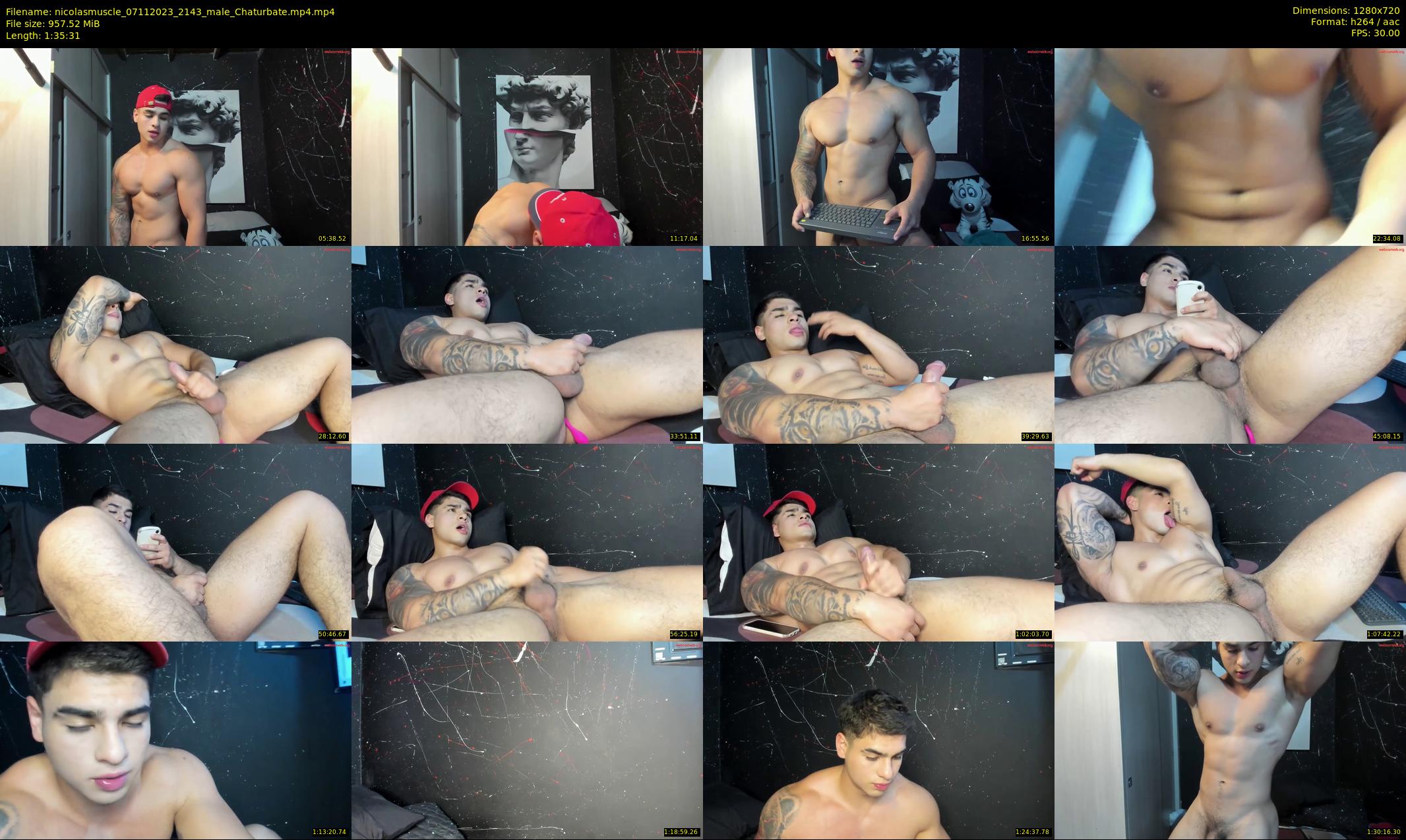 nicolasmuscle — 96 minute Chaturbate male cam show recording, 720p, Nov 7, 2023
