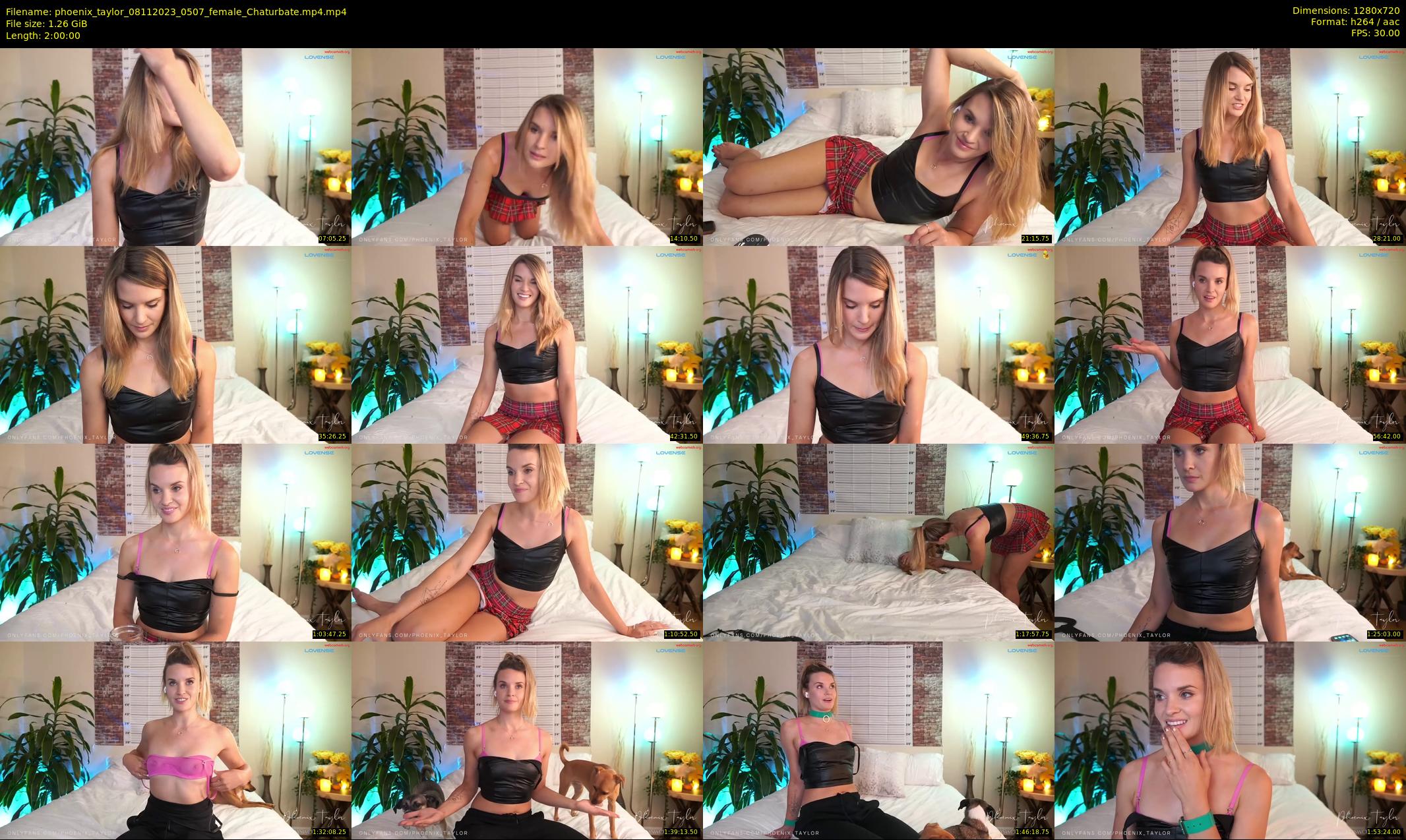 phoenix_taylor — 120 minute Chaturbate female cam show recording, 720p, Nov 8, 2023