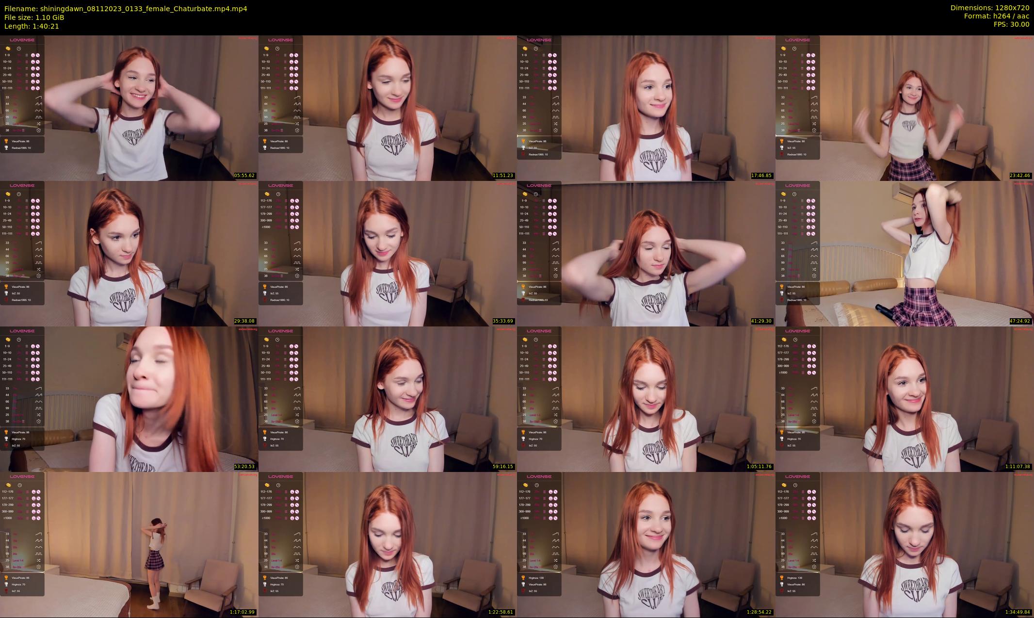 shiningdawn — 101 minute Chaturbate female cam show recording, 720p, Nov 8, 2023