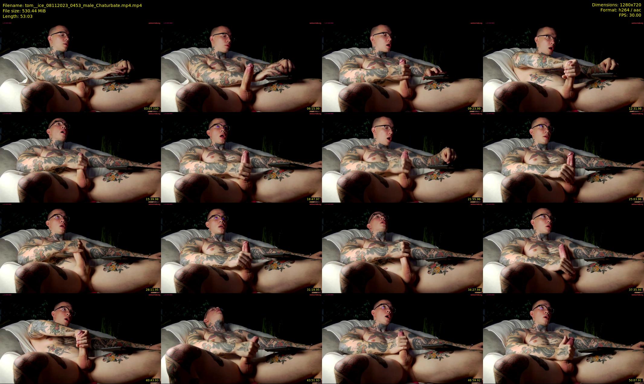 tom__ice — 54 minute Chaturbate male cam show recording, 720p, Nov 8, 2023