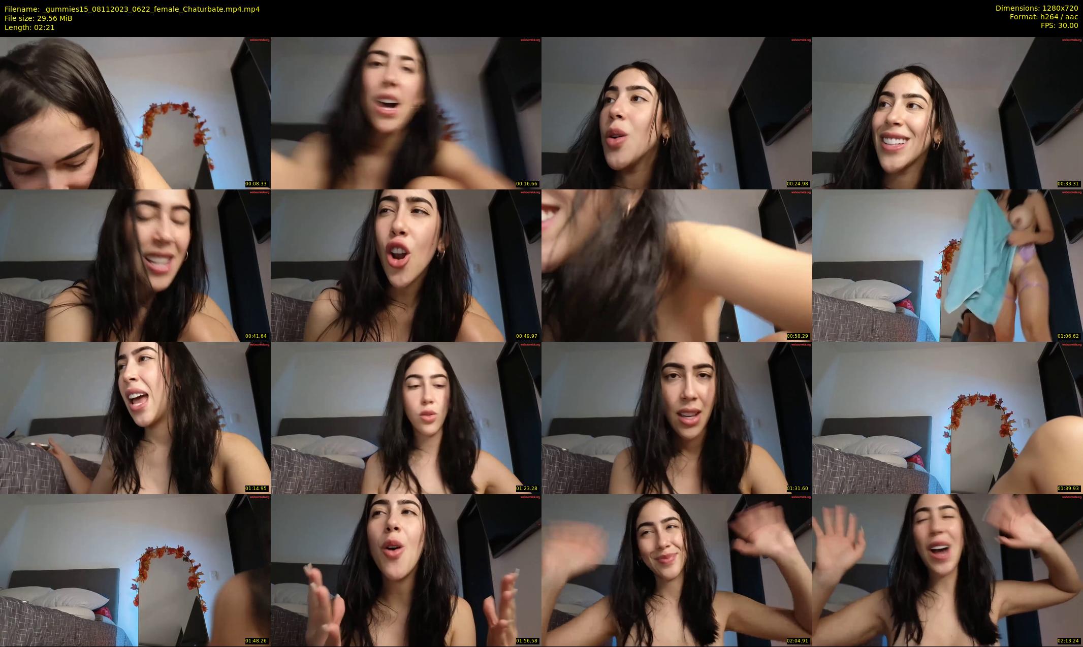 _gummies15 — 3 minute Chaturbate female cam show recording, 720p, Nov 8, 2023
