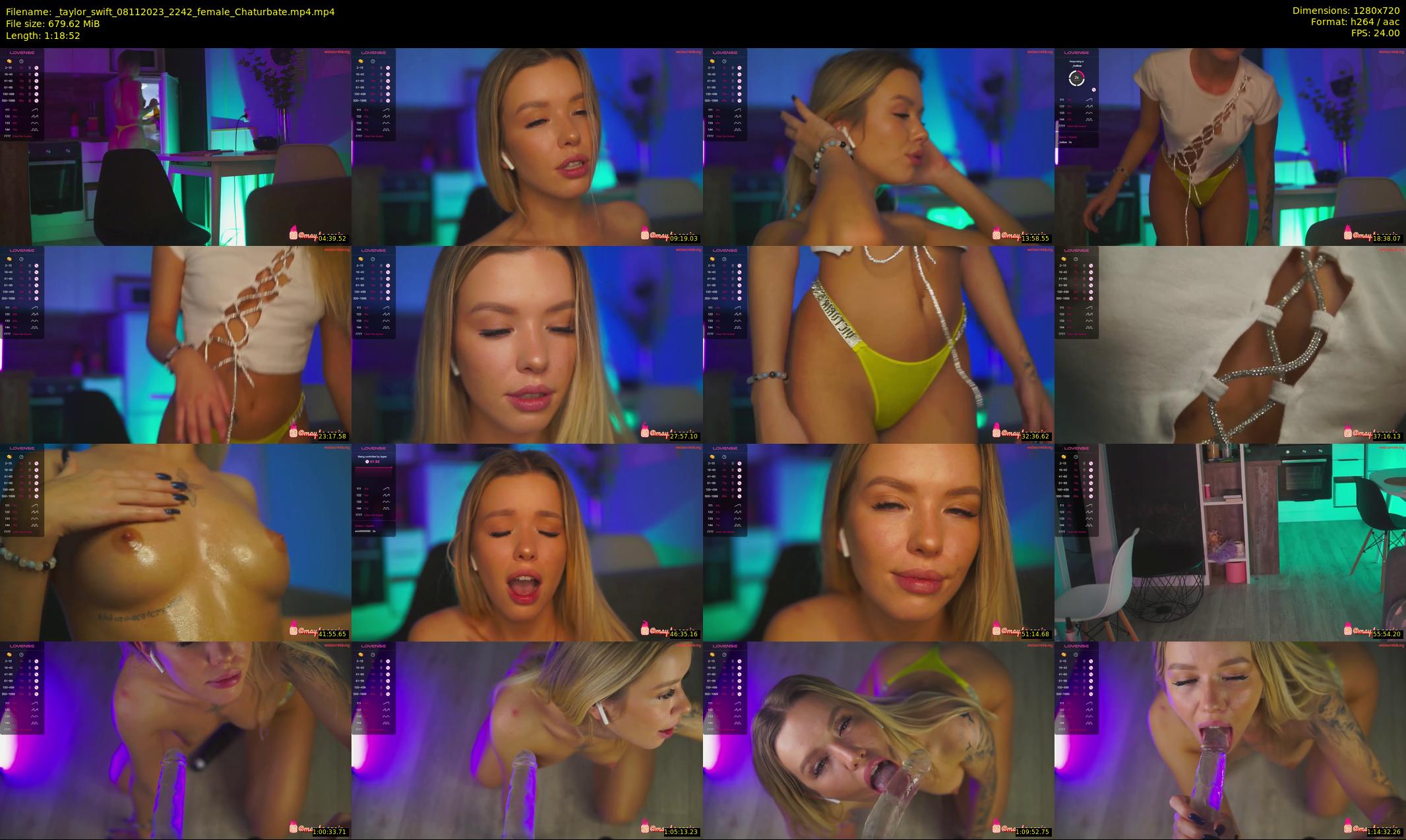 _taylor_swift — 79 minute Chaturbate female cam show recording, 720p, Nov 8, 2023
