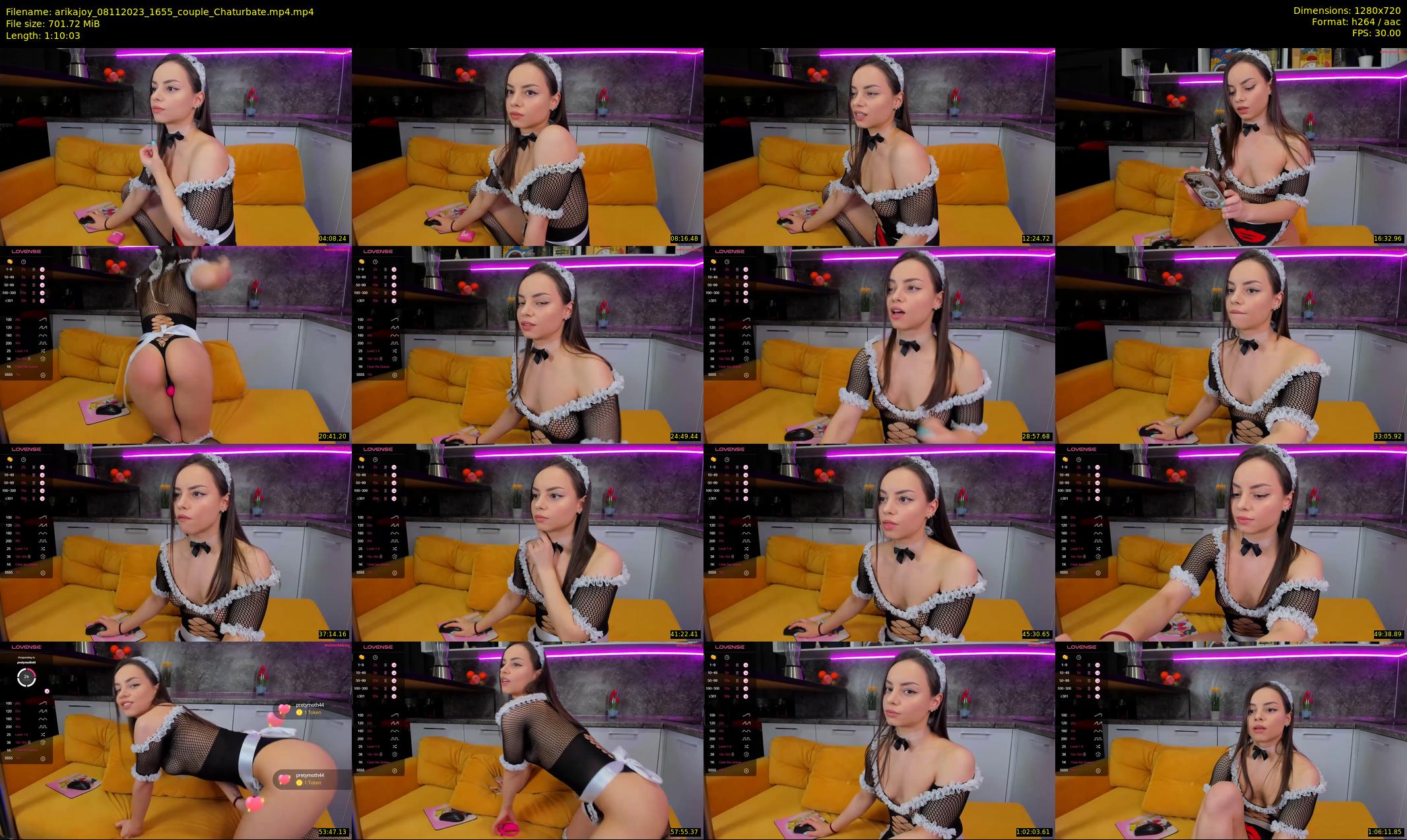 arikajoy — 71 minute Chaturbate female cam show recording, 720p, Nov 8, 2023