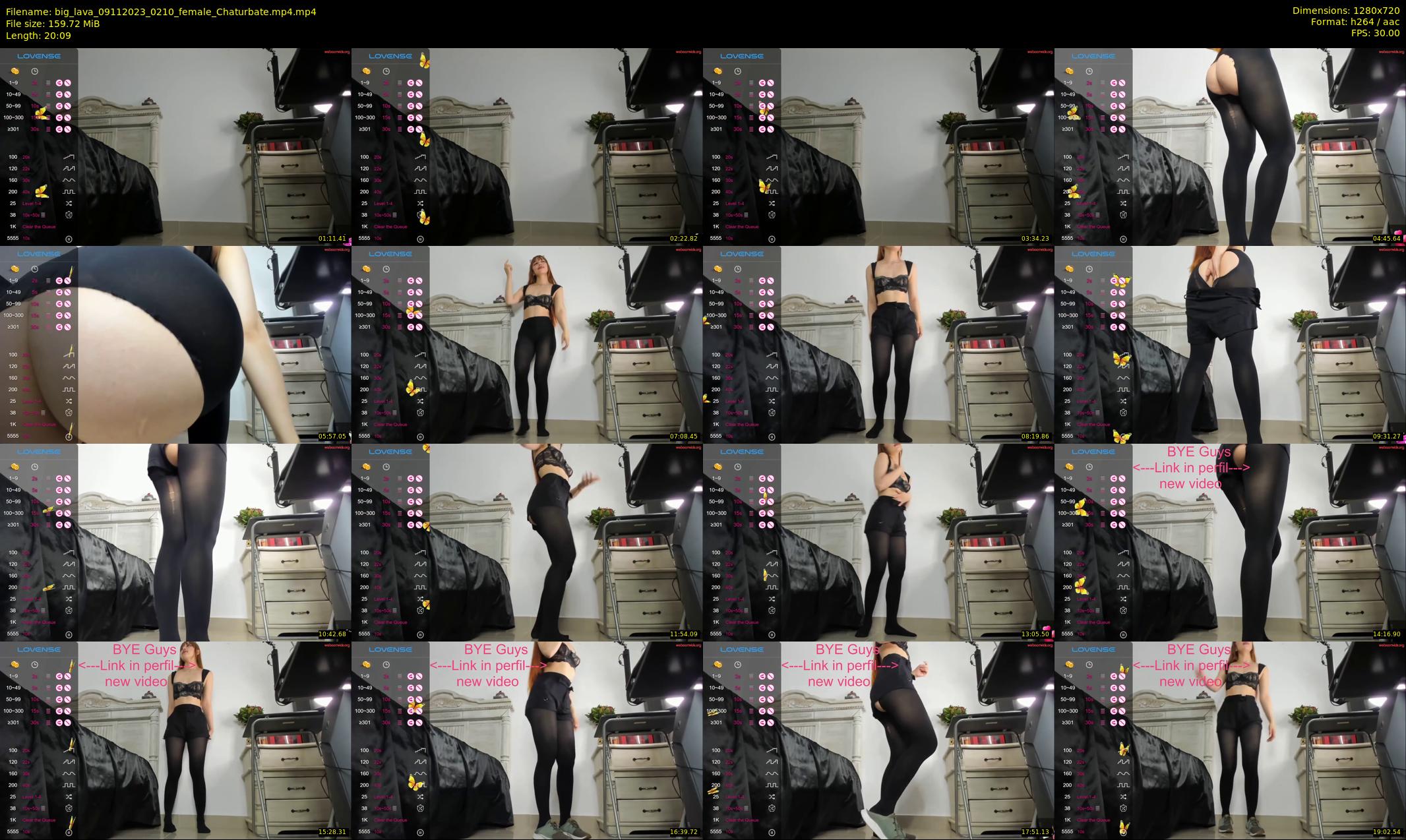 big_lava — 21 minute Chaturbate female cam show recording, 720p, Nov 9, 2023