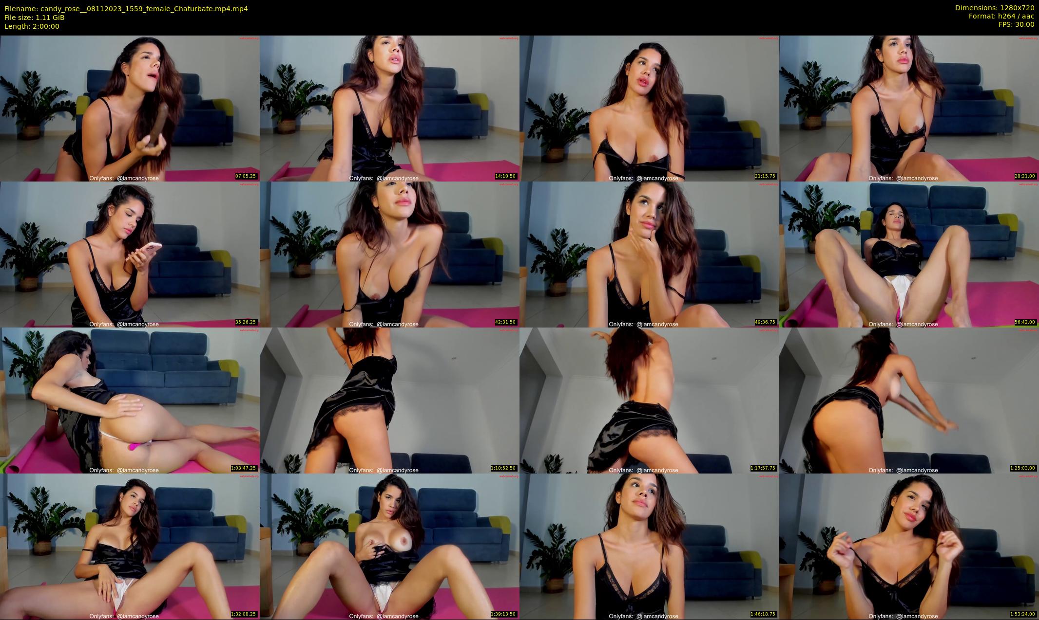 candy_rose_ — 120 minute Chaturbate female cam show recording, 720p, Nov 8, 2023