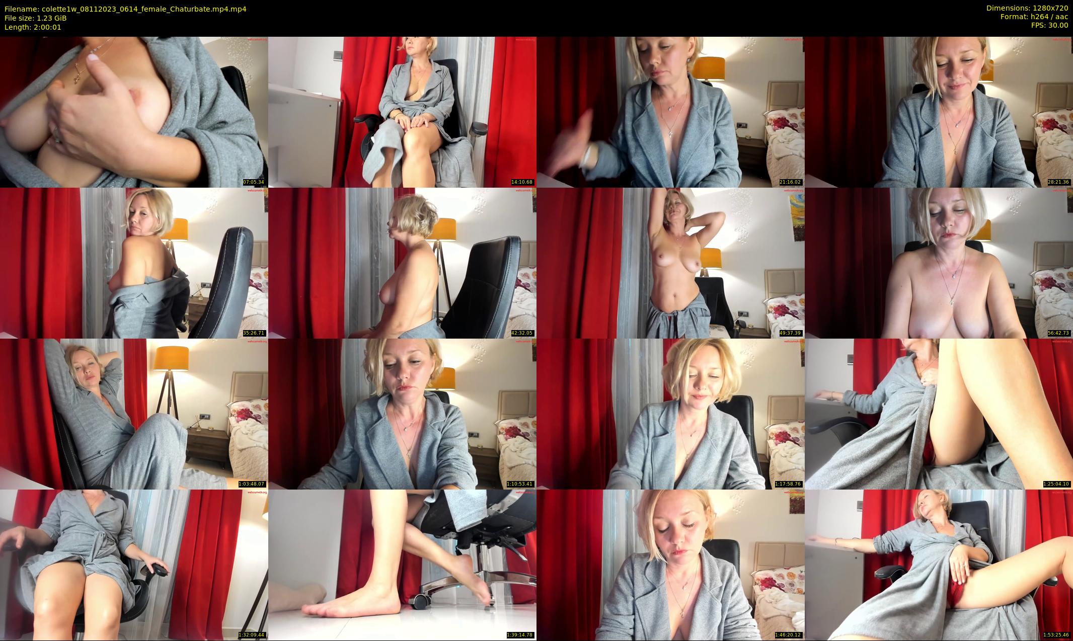 colette1w — 121 minute Chaturbate female cam show recording, 720p, Nov 8, 2023