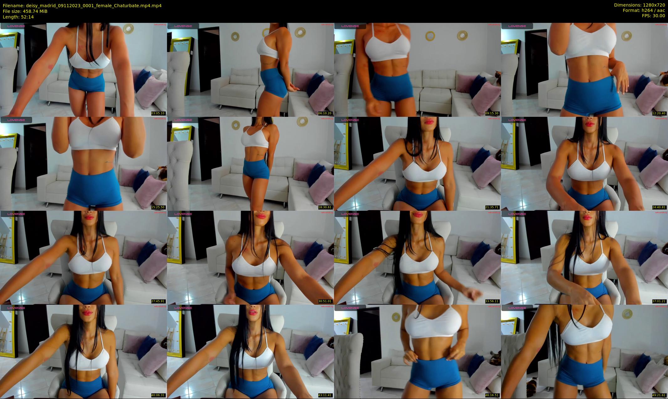 deisy_madrid — 53 minute Chaturbate female cam show recording, 720p, Nov 9, 2023