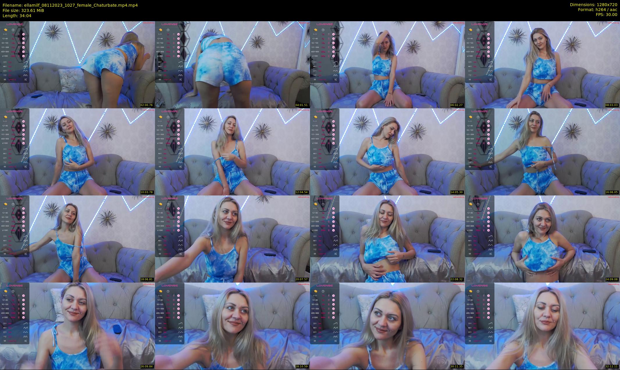 ellamilf — 35 minute Chaturbate female cam show recording, 720p, Nov 8, 2023
