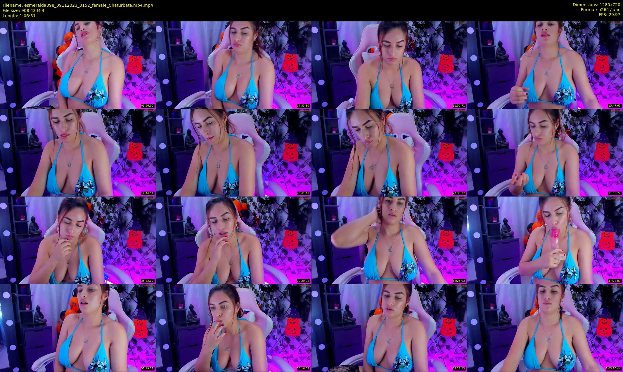 esmeralda098 — 67 minute Chaturbate female cam show recording, 720p, Nov 9, 2023