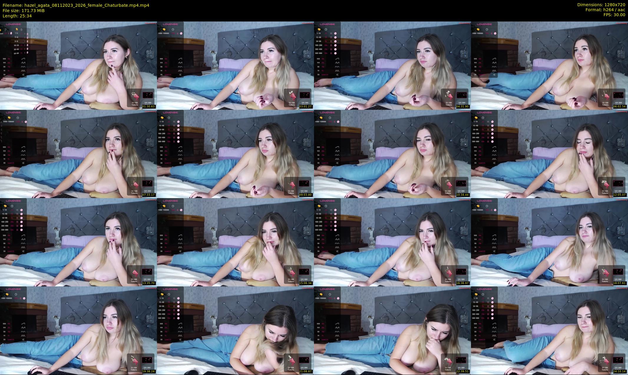 hazel_agata — 26 minute Chaturbate female cam show recording, 720p, Nov 8, 2023