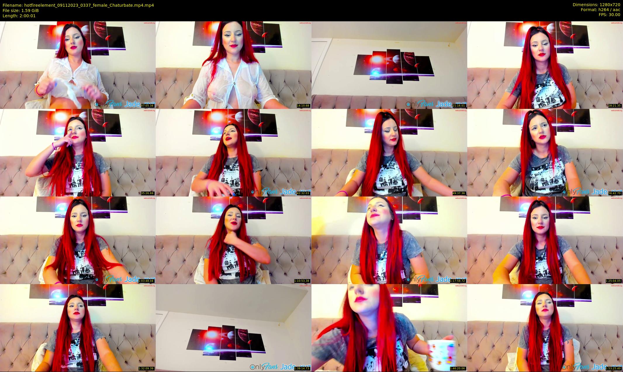 hotfireelement — 121 minute Chaturbate couple cam show recording, 720p, Nov 9, 2023