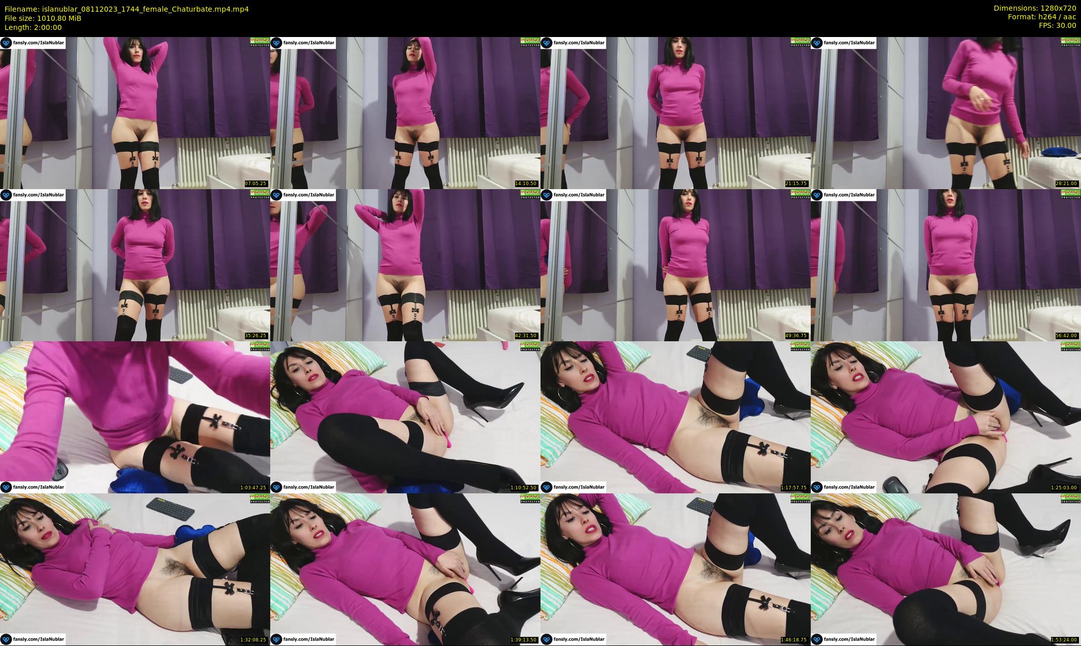 islanublar — 120 minute Chaturbate female cam show recording, 720p, Nov 8, 2023