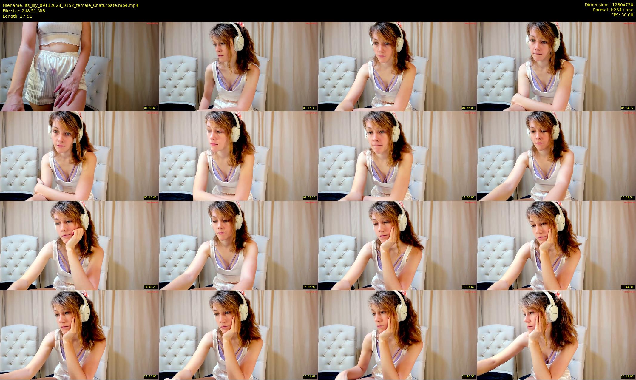 its_lily — 28 minute Chaturbate female cam show recording, 720p, Nov 9, 2023
