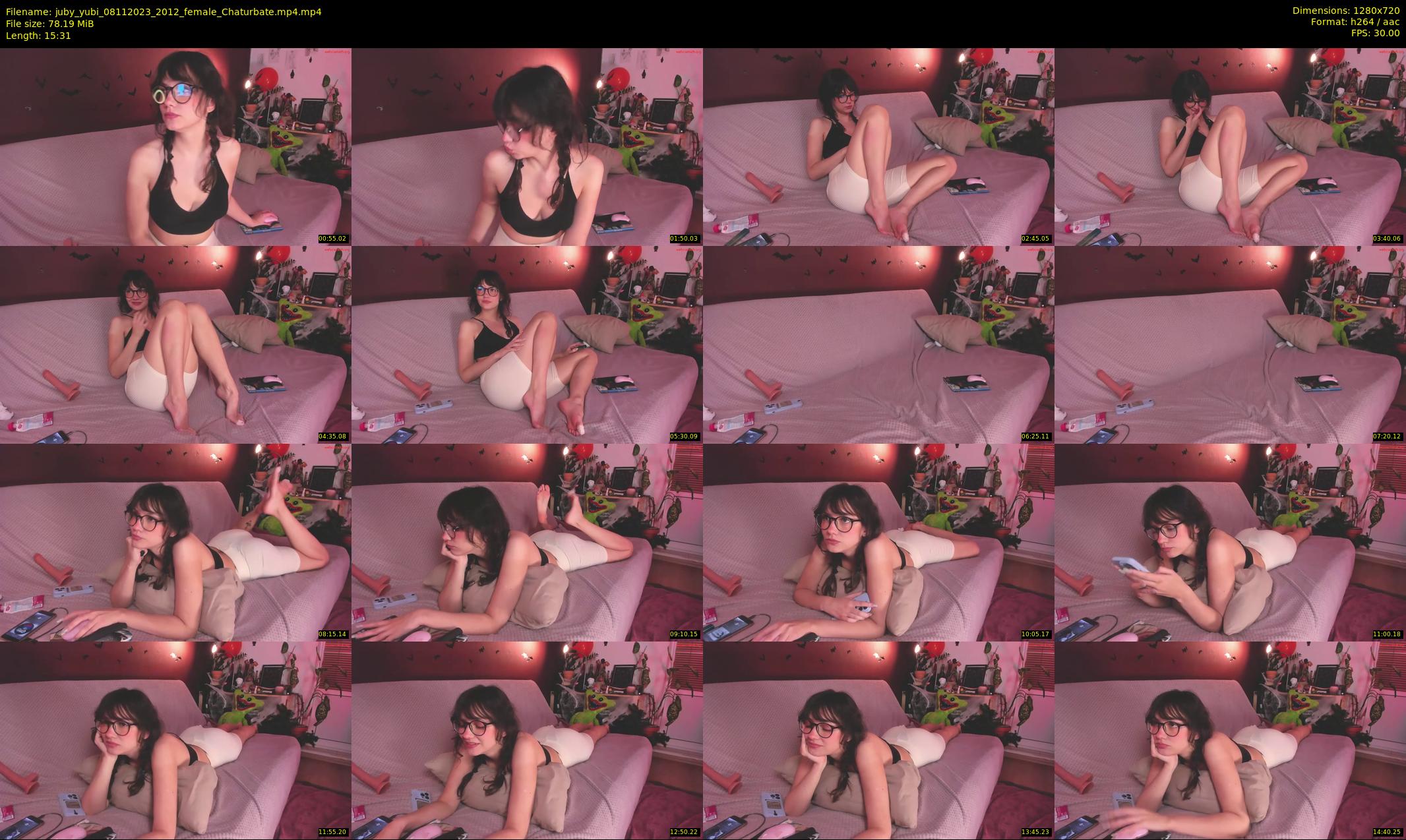 juby_yubi — 16 minute Chaturbate female cam show recording, 720p, Nov 8, 2023