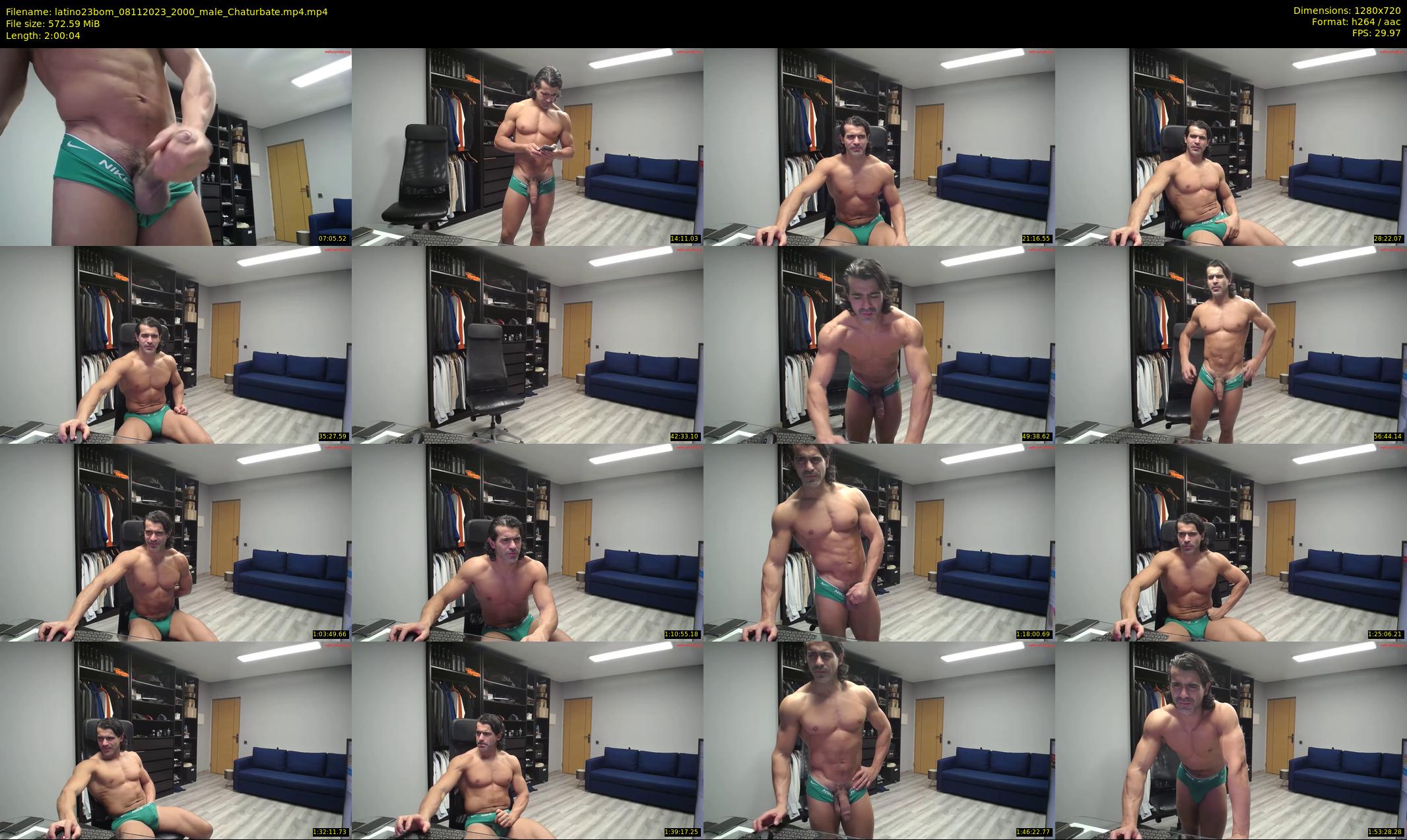 latino23bom — 121 minute Chaturbate male cam show recording, 720p, Nov 8, 2023