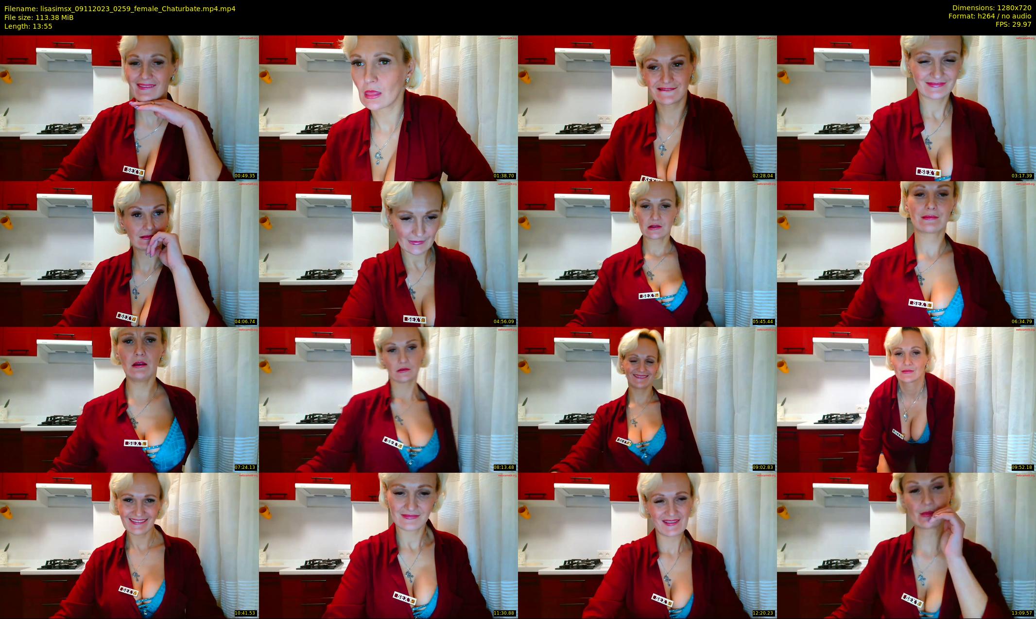 lisasimsx — 14 minute Chaturbate female cam show recording, 720p, Nov 9, 2023