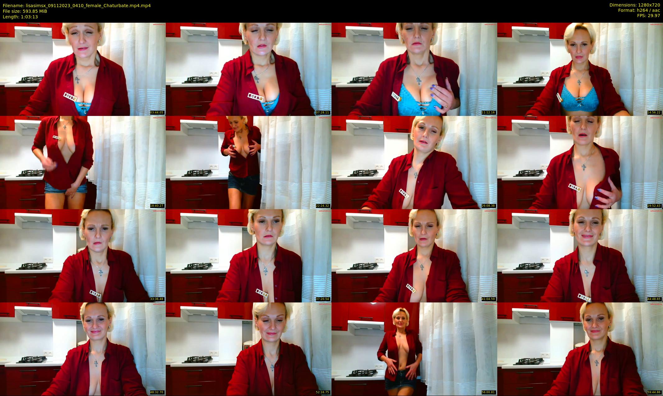 lisasimsx — 64 minute Chaturbate female cam show recording, 720p, Nov 9, 2023