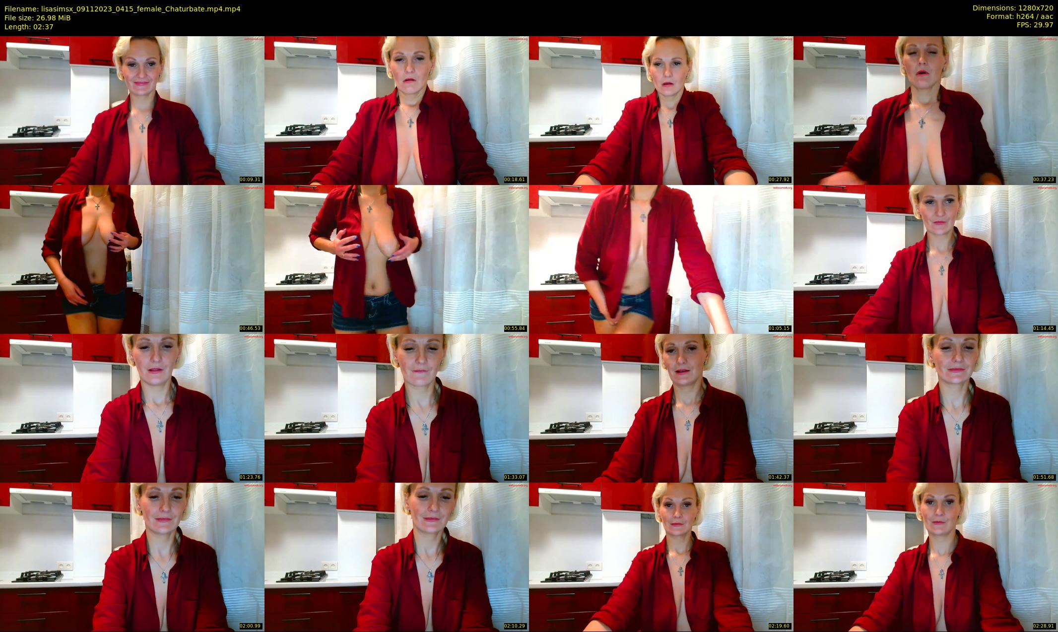 lisasimsx — 3 minute Chaturbate female cam show recording, 720p, Nov 9, 2023