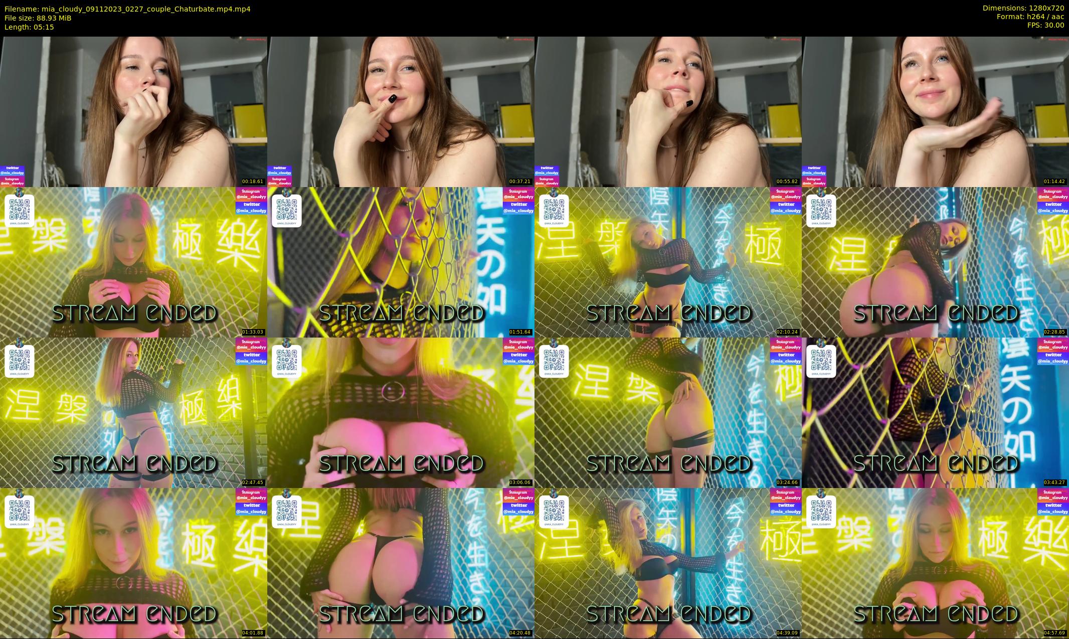 mia_cloudy — 6 minute Chaturbate female cam show recording, 720p, Nov 9, 2023