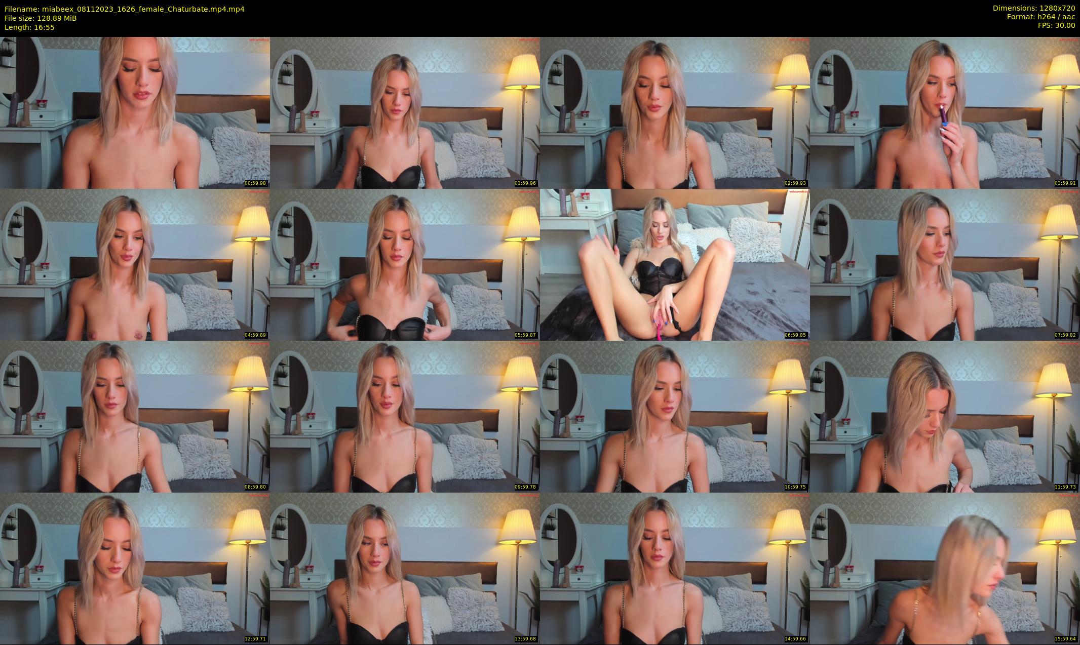 miabeex — 17 minute Chaturbate female cam show recording, 720p, Nov 8, 2023