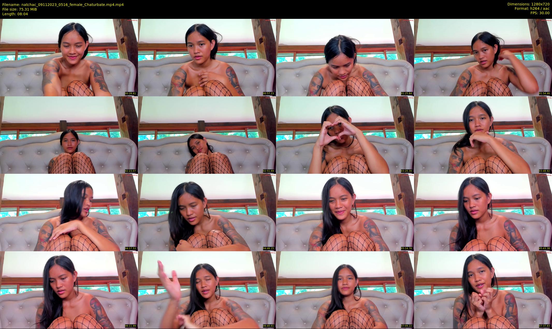 natchac — 9 minute Chaturbate female cam show recording, 720p, Nov 9, 2023
