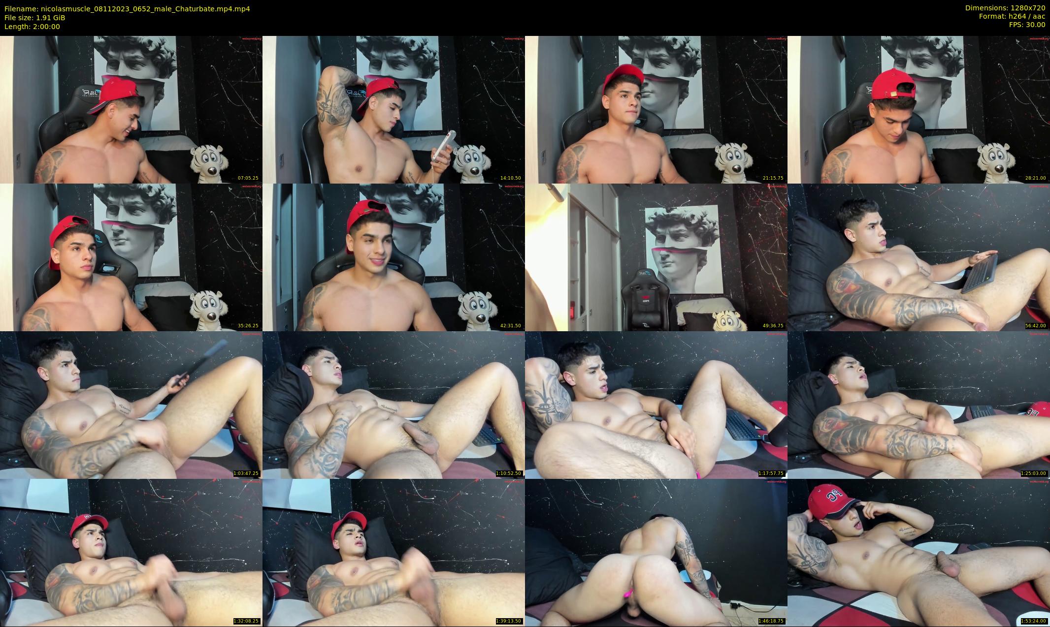 nicolasmuscle — 120 minute Chaturbate male cam show recording, 720p, Nov 8, 2023