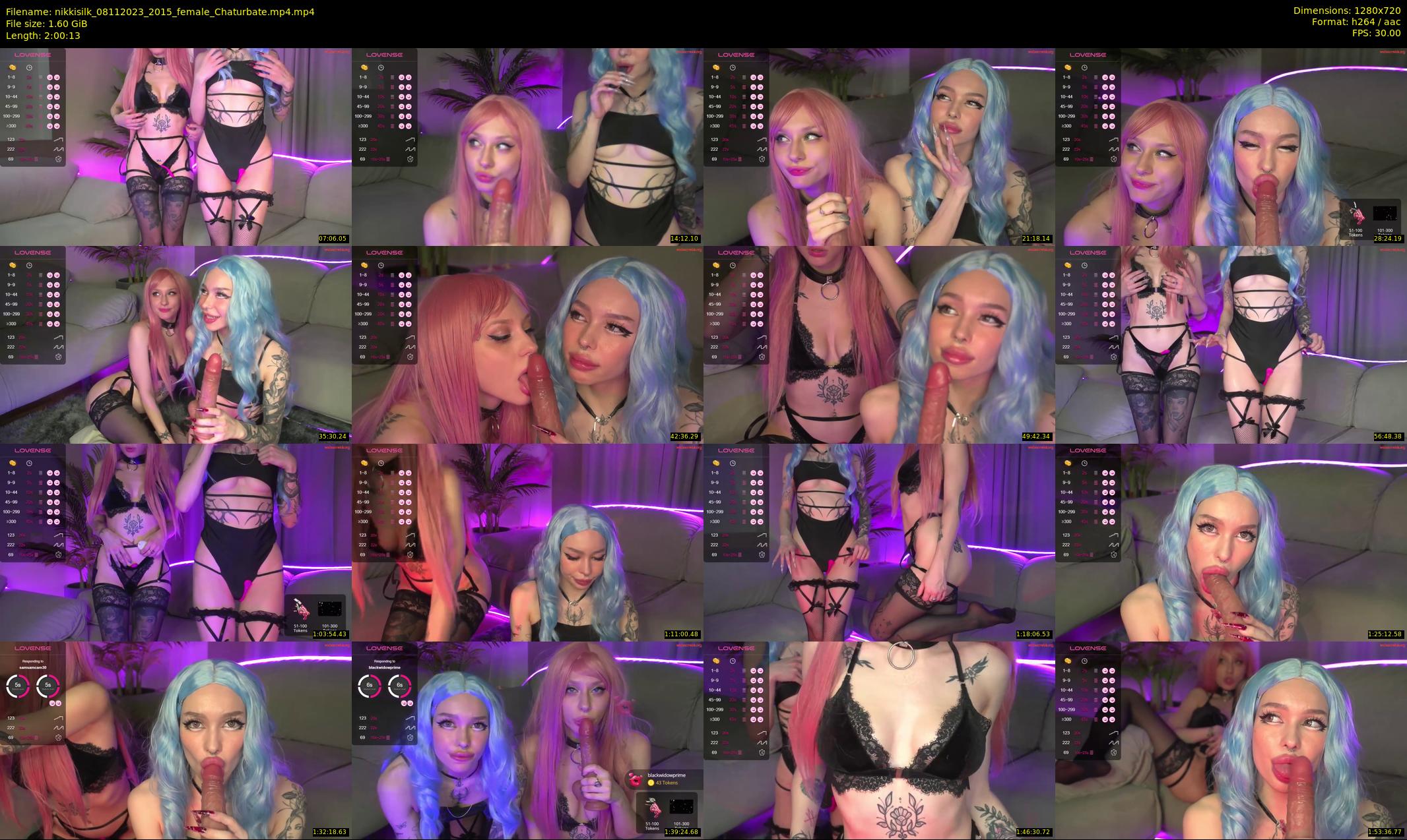 nikkisilk — 121 minute Chaturbate female cam show recording, 720p, Nov 8, 2023