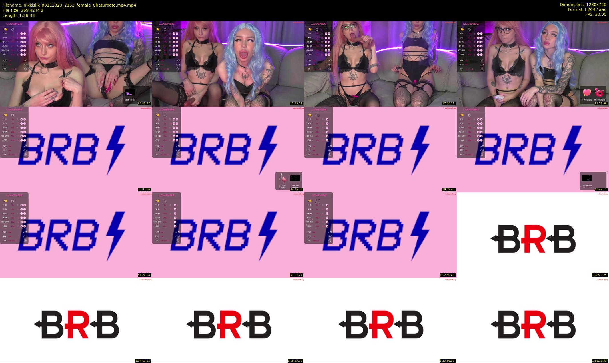 nikkisilk — 97 minute Chaturbate female cam show recording, 720p, Nov 8, 2023