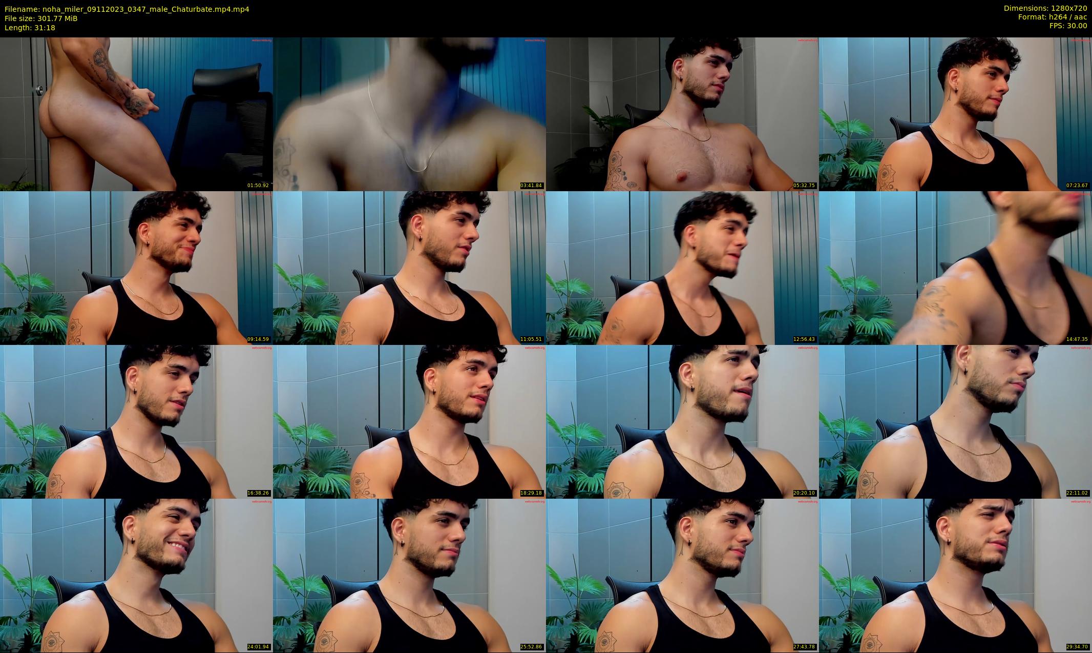 noha_miler — 32 minute Chaturbate male cam show recording, 720p, Nov 9, 2023